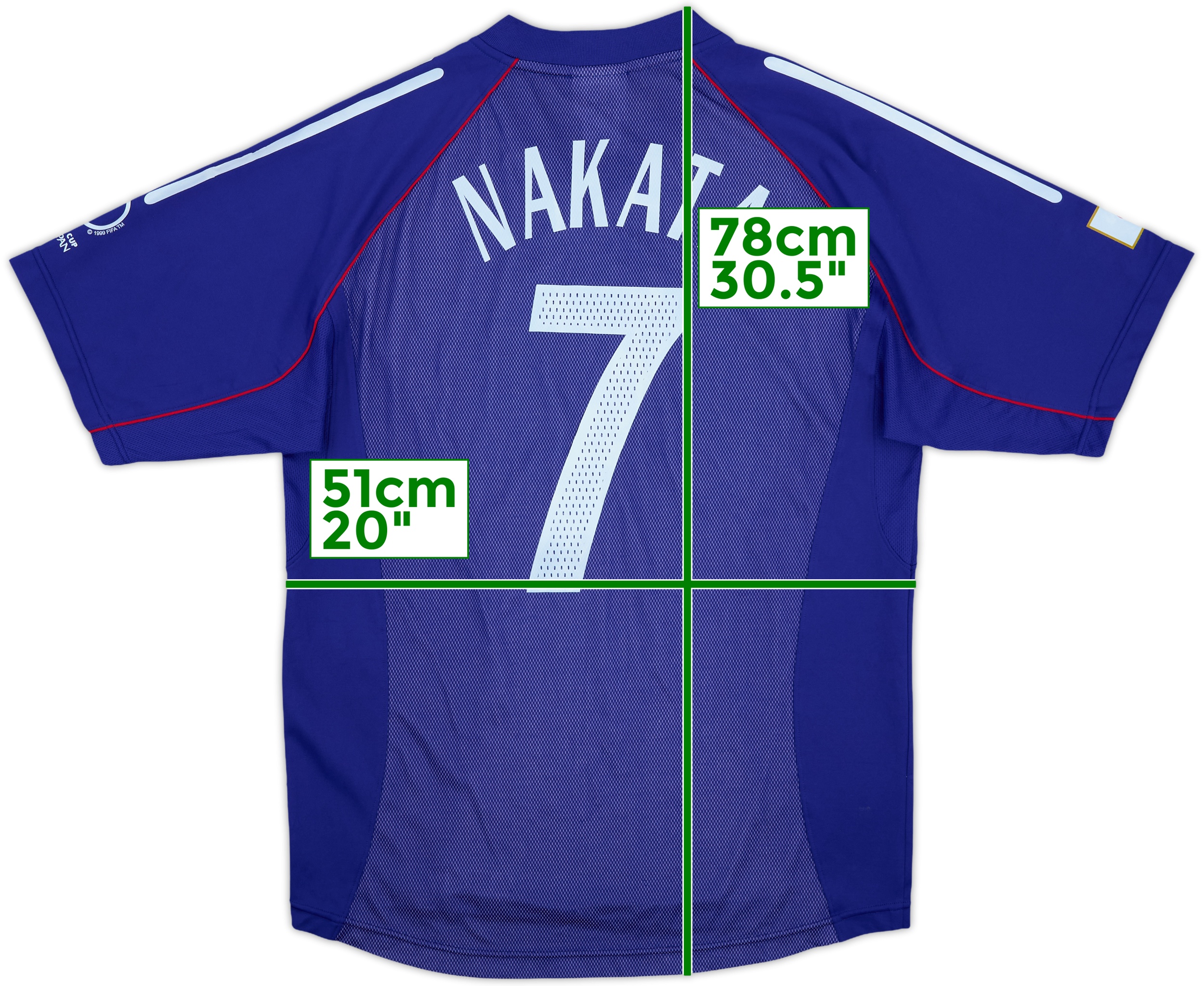 Japan National Team Away Shirt L/S Season 2001 PLAYER ISSUE