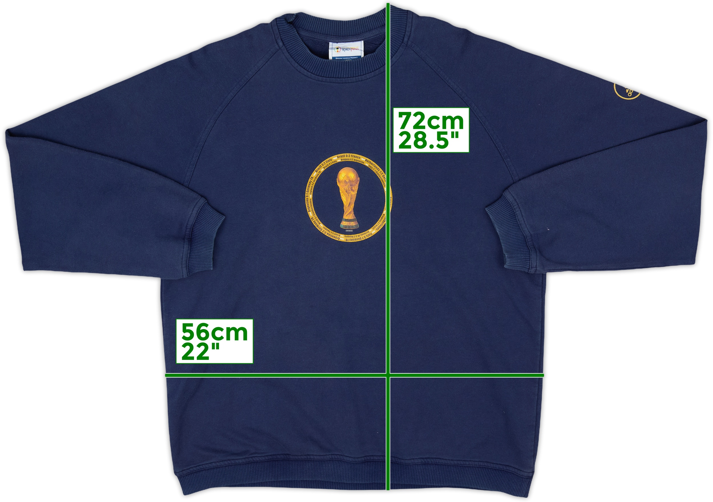 2002 adidas Fifa World Cup Sweat Top - 8/10 - (L)