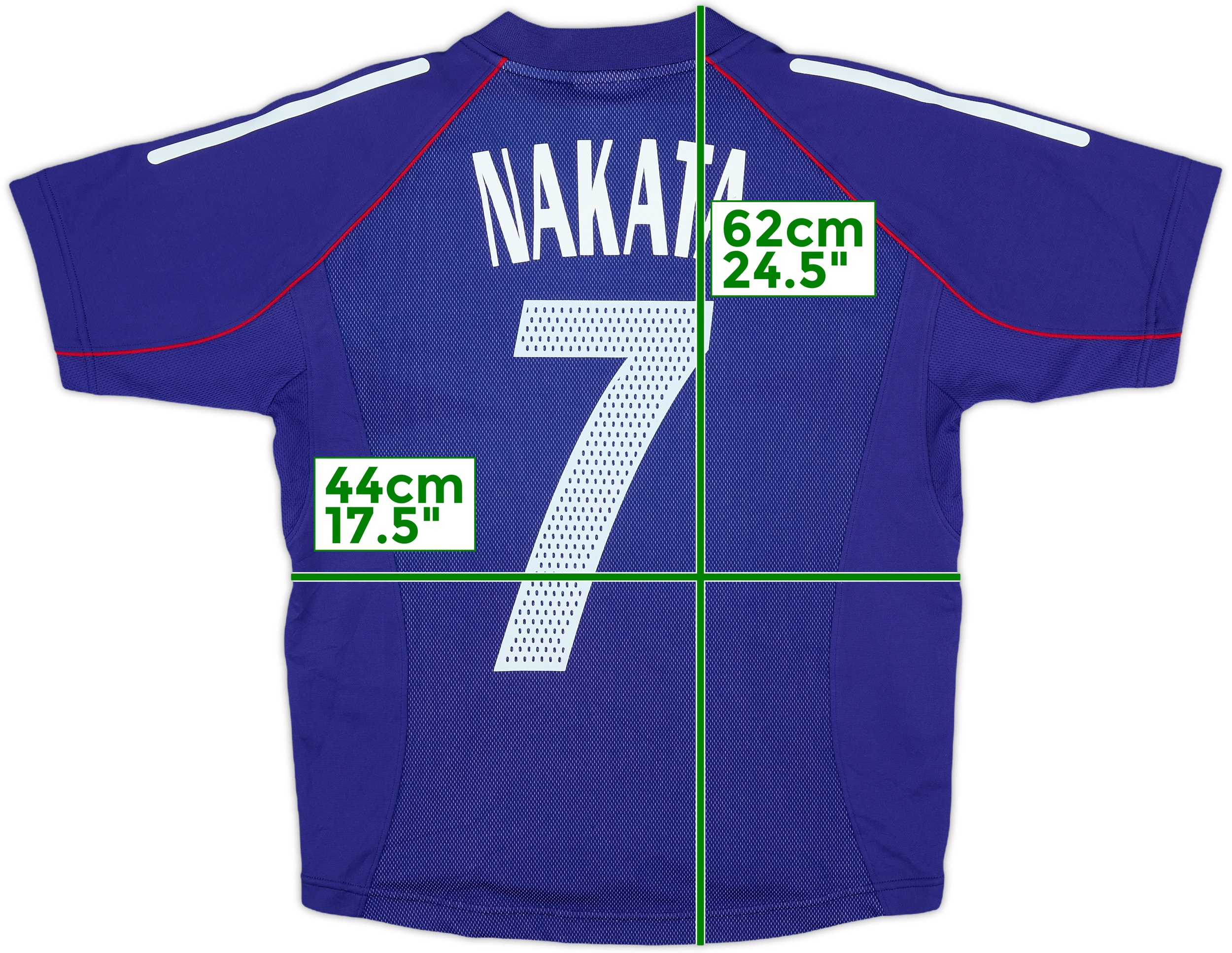 2002-04 Japan Home Shirt Nakata #7 - 6/10 - (M.Boys)