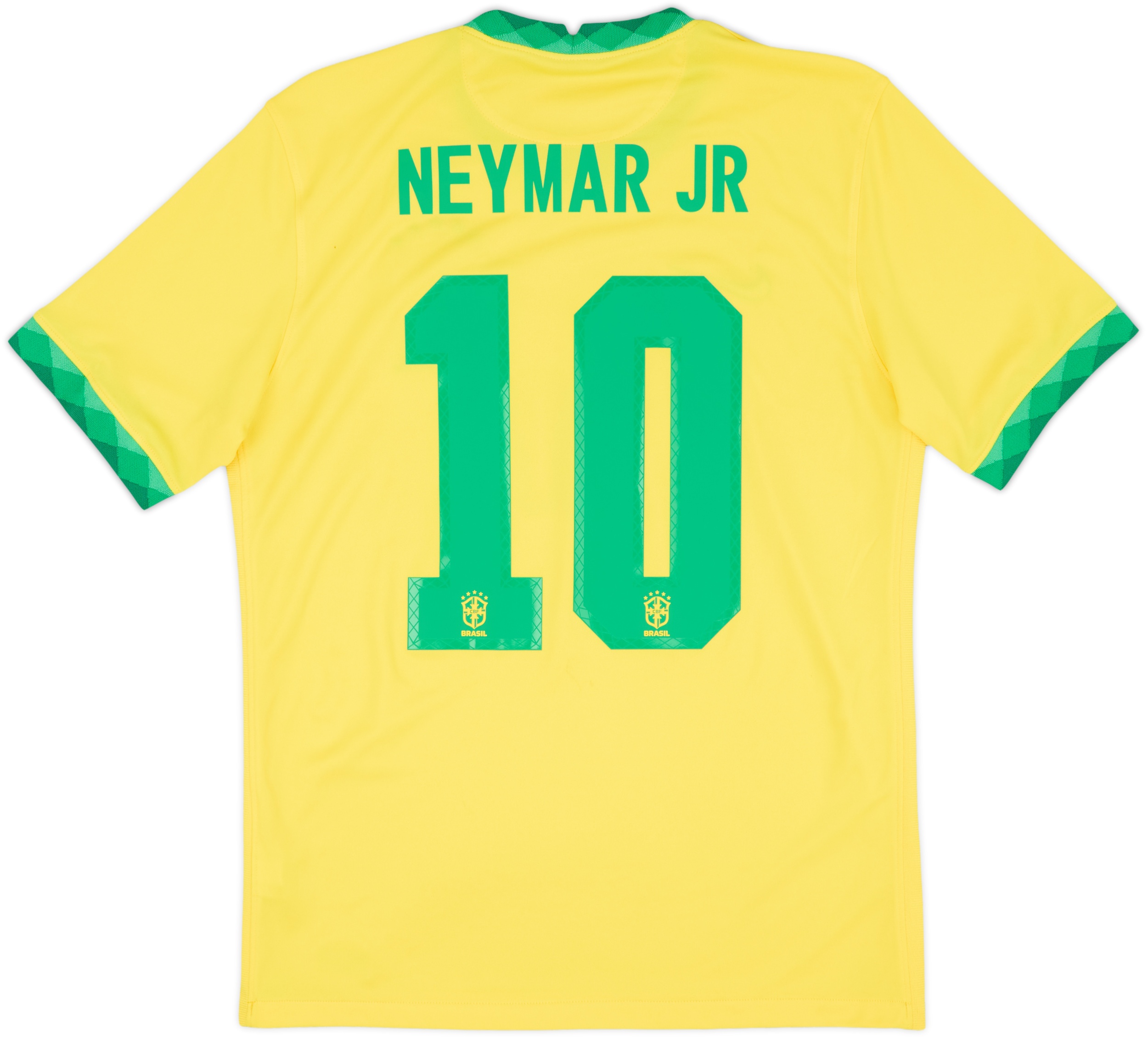 2020-21 Brazil Home Shirt Neymar Jr #10 - 9/10 - (M)