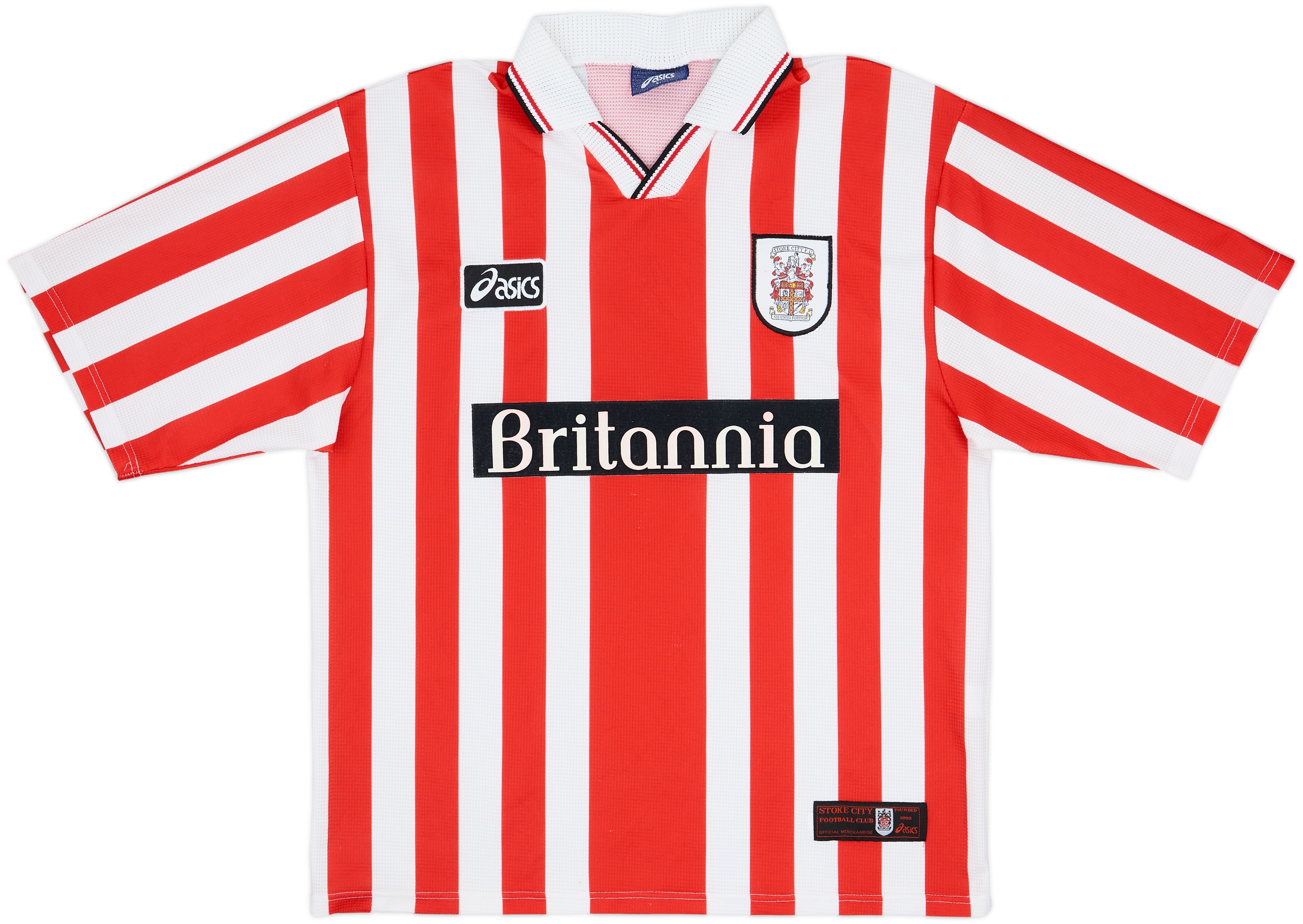 1997-98 Stoke City Home Shirt - 8/10 - (L)