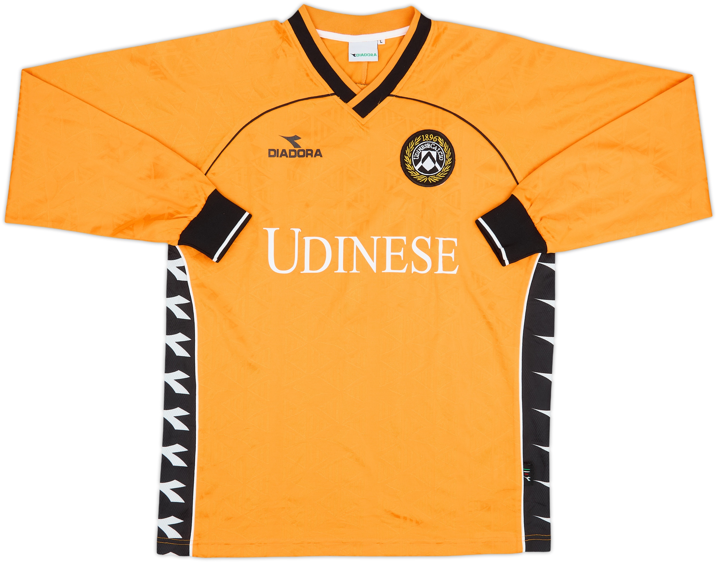 2001-02 Udinese Diadora Training L/S Shirt - 7/10 - (L)