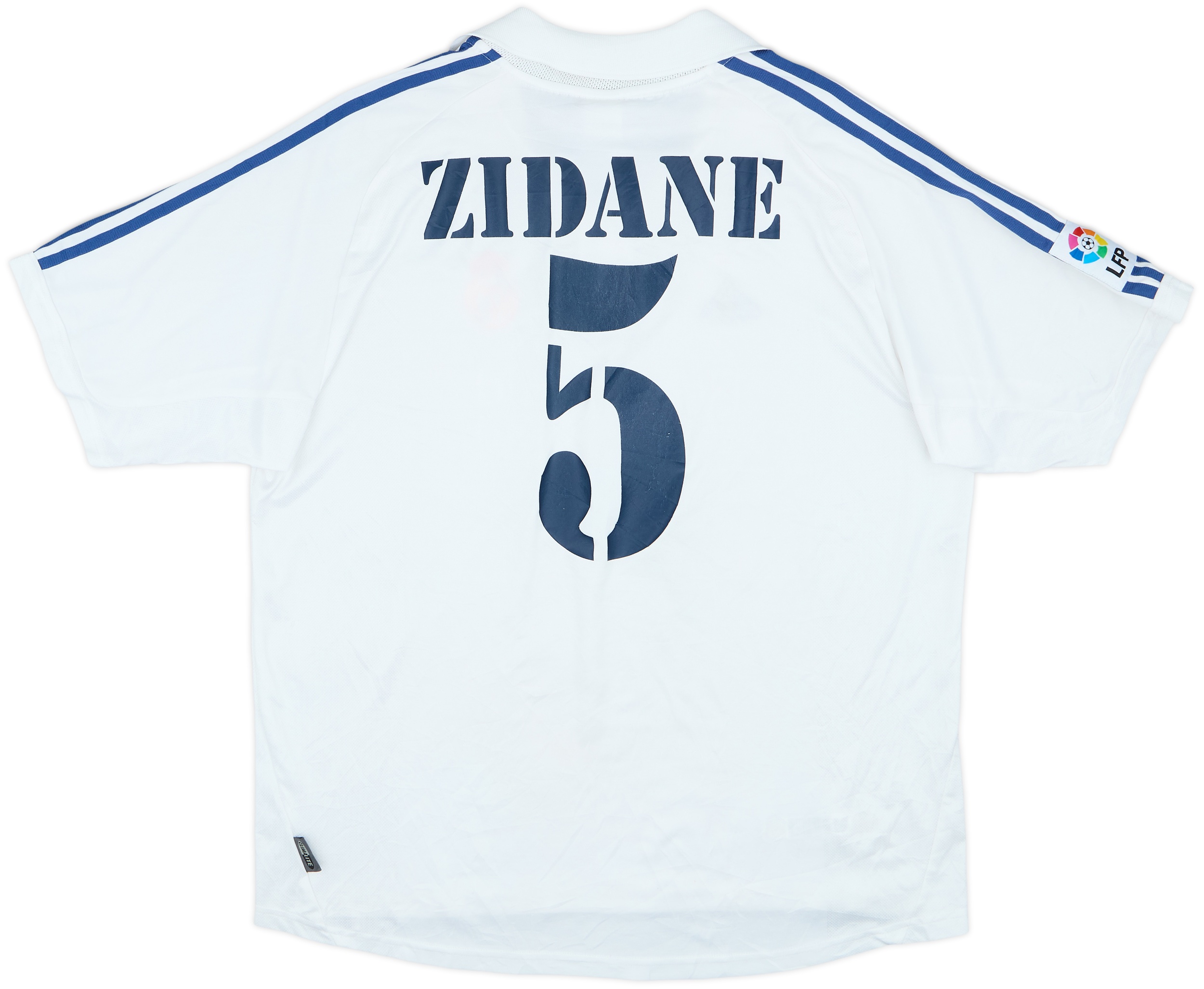 2001 Real Madrid Home Shirt Zidane #5 - 7/10 - (XL)