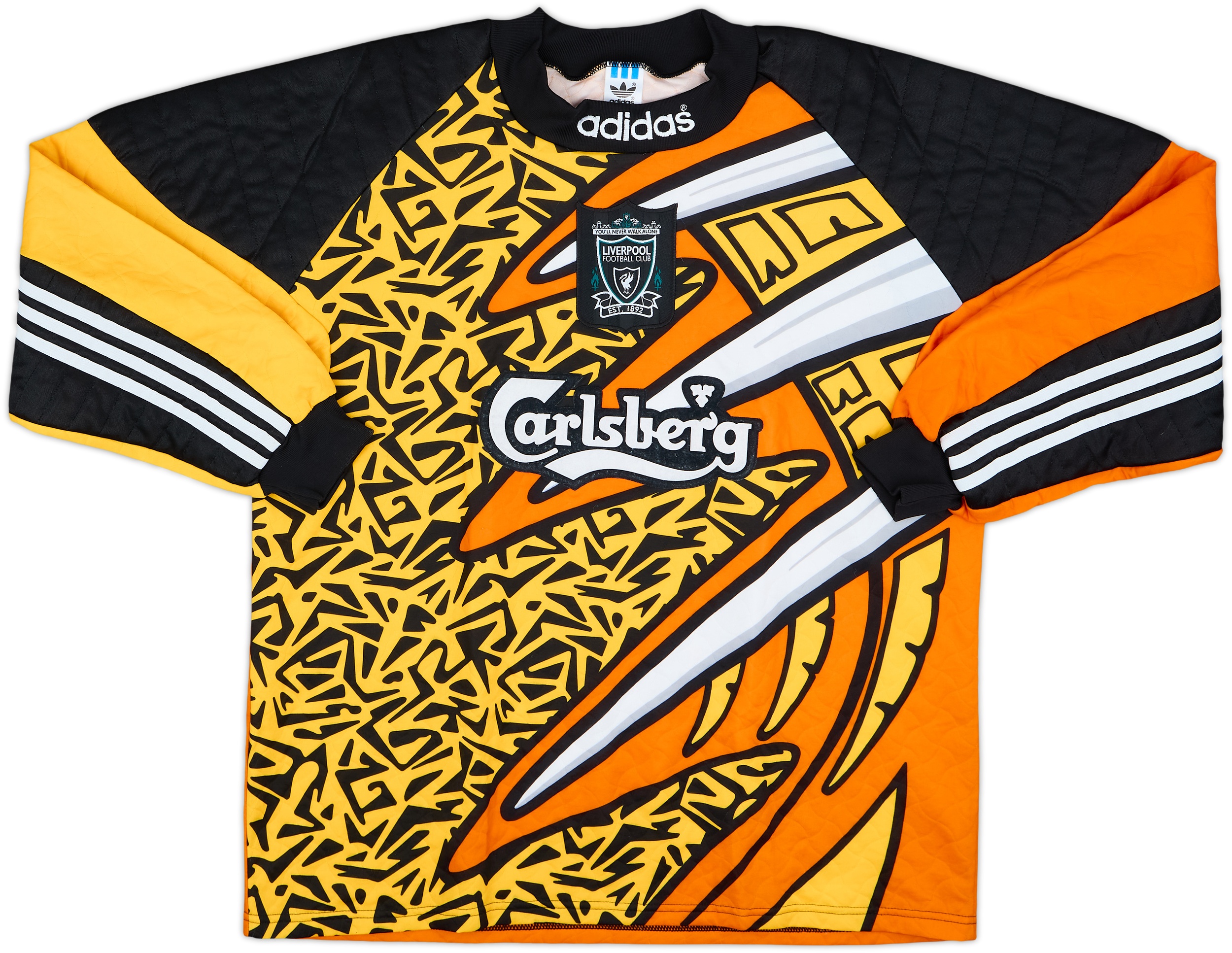 1995-96 Liverpool GK Shirt - 8/10 - (L)