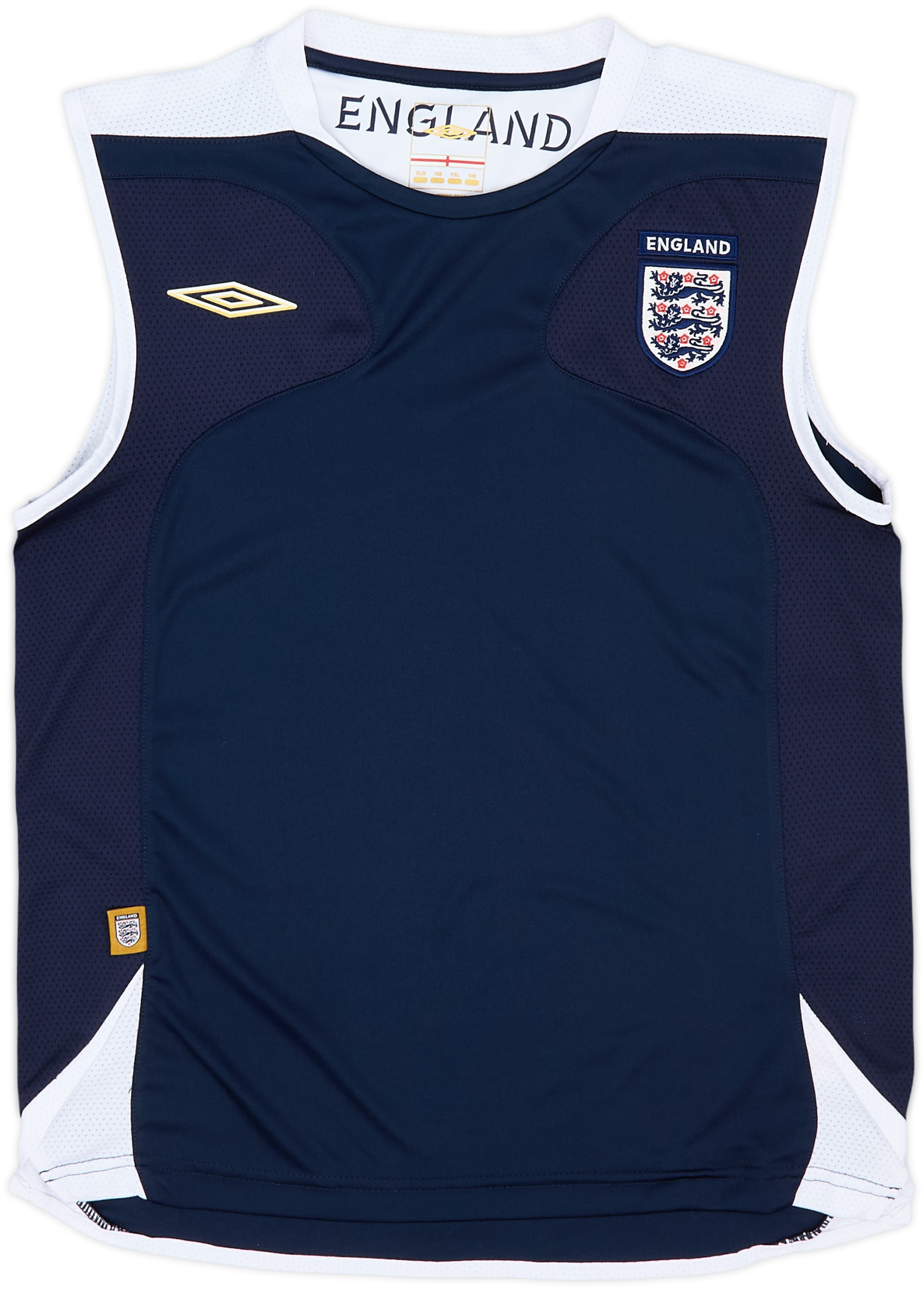 2006-07 England Umbro Training Vest - 8/10 - (XL.Boys)