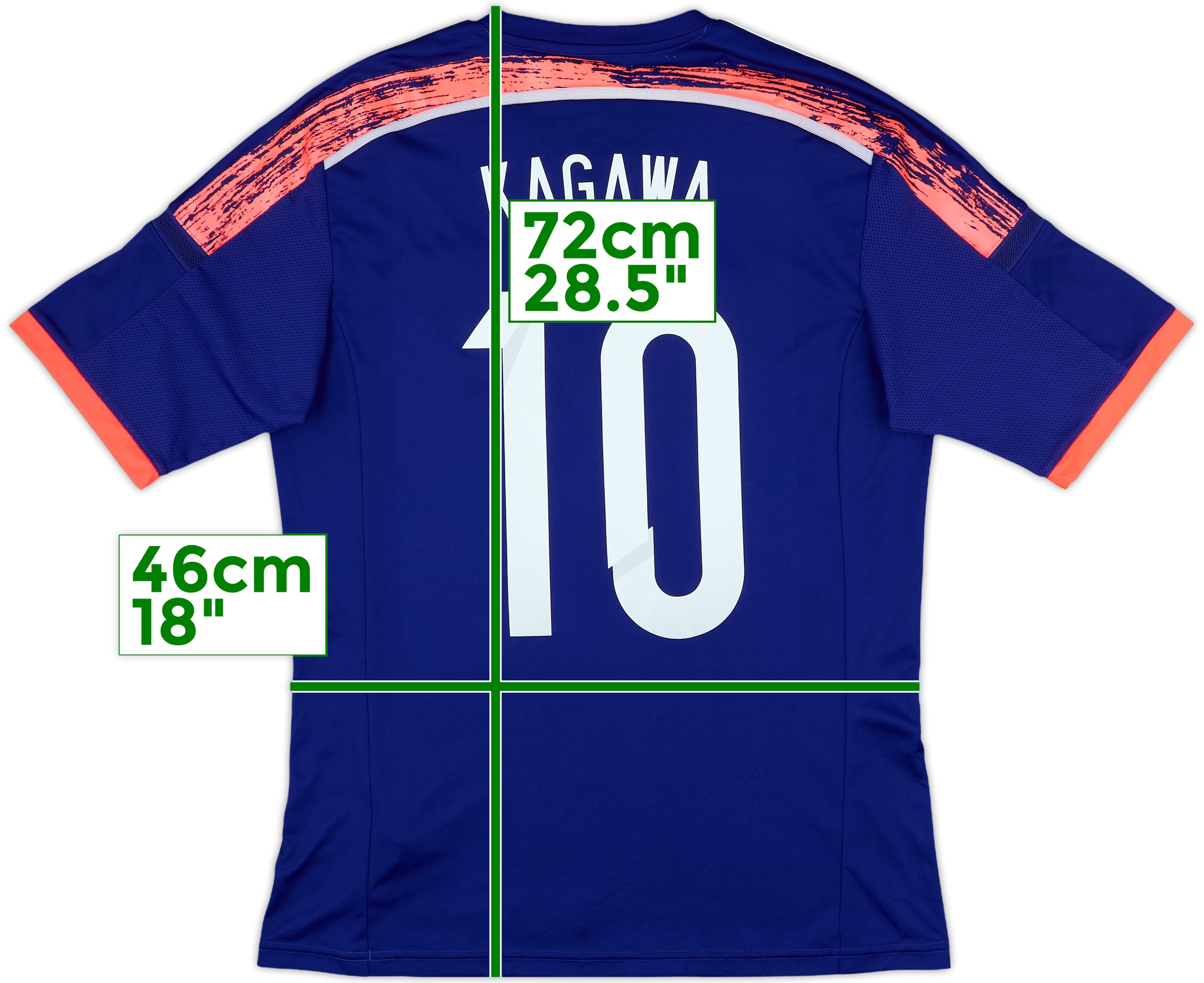 2013-15 Japan Home Shirt Kagawa #10 - 8/10 - (L)