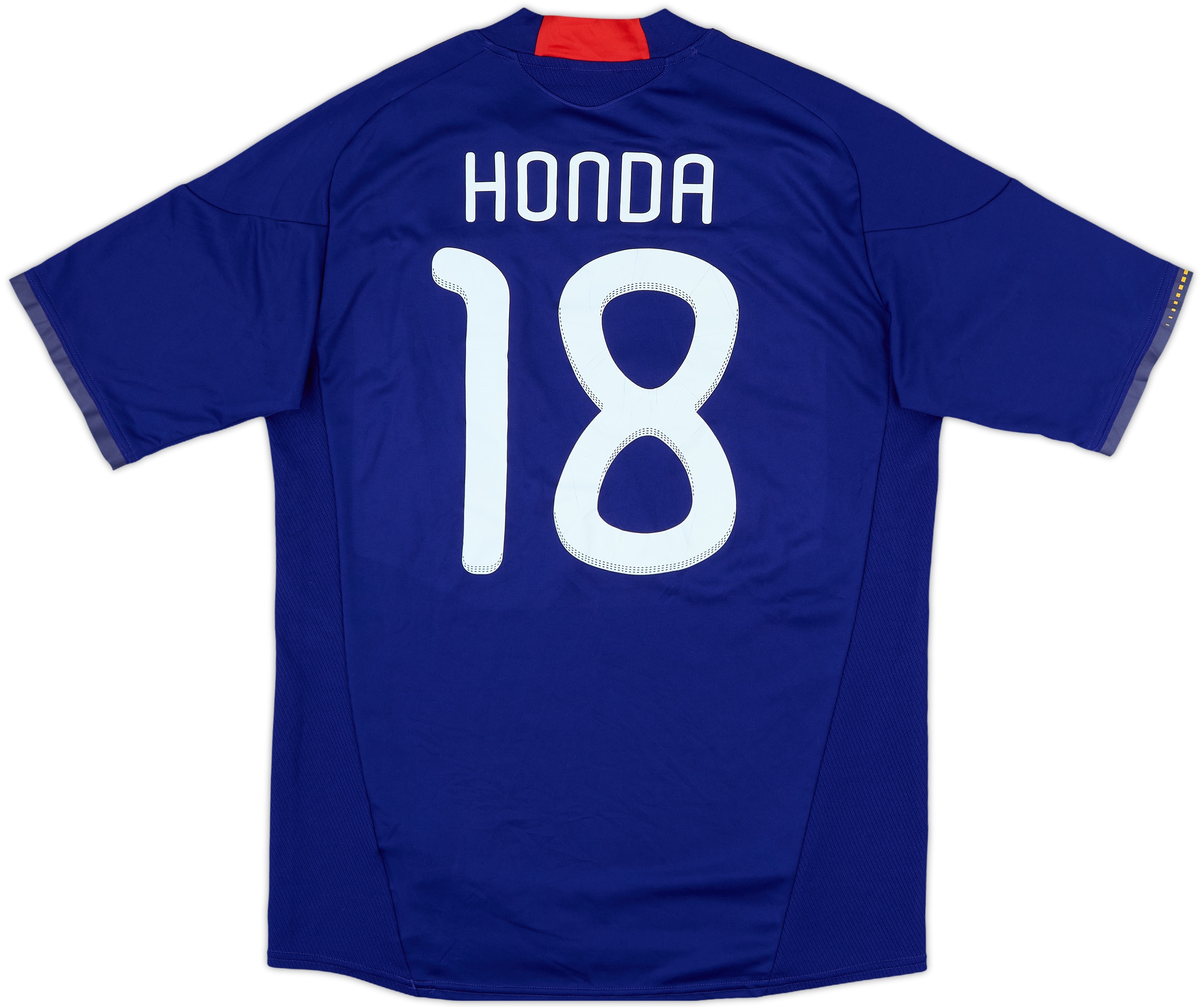 正規品　Japan  2010 Shirt Honda #18 2010-12 Japan Signed Home Shirt Honda #18 - 6/10 - (L)