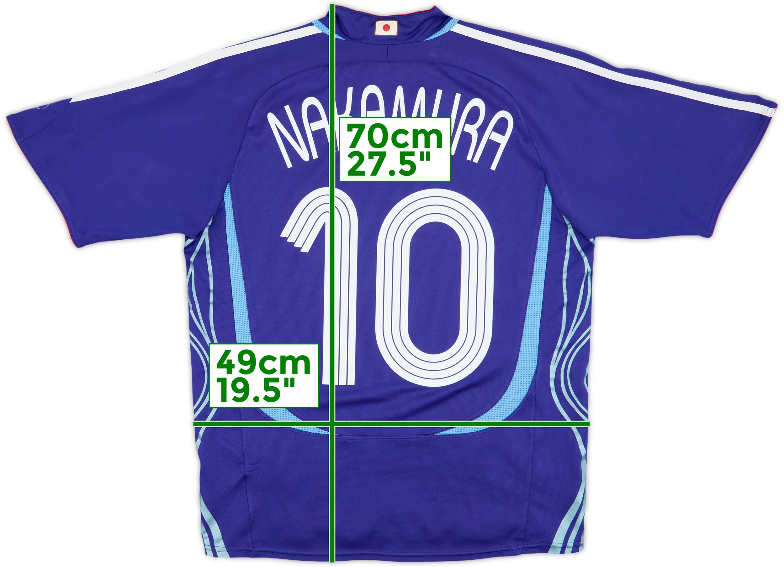 2006-08 Japan Home Shirt Nakamura #10 - 8/10 - (XL.Boys)