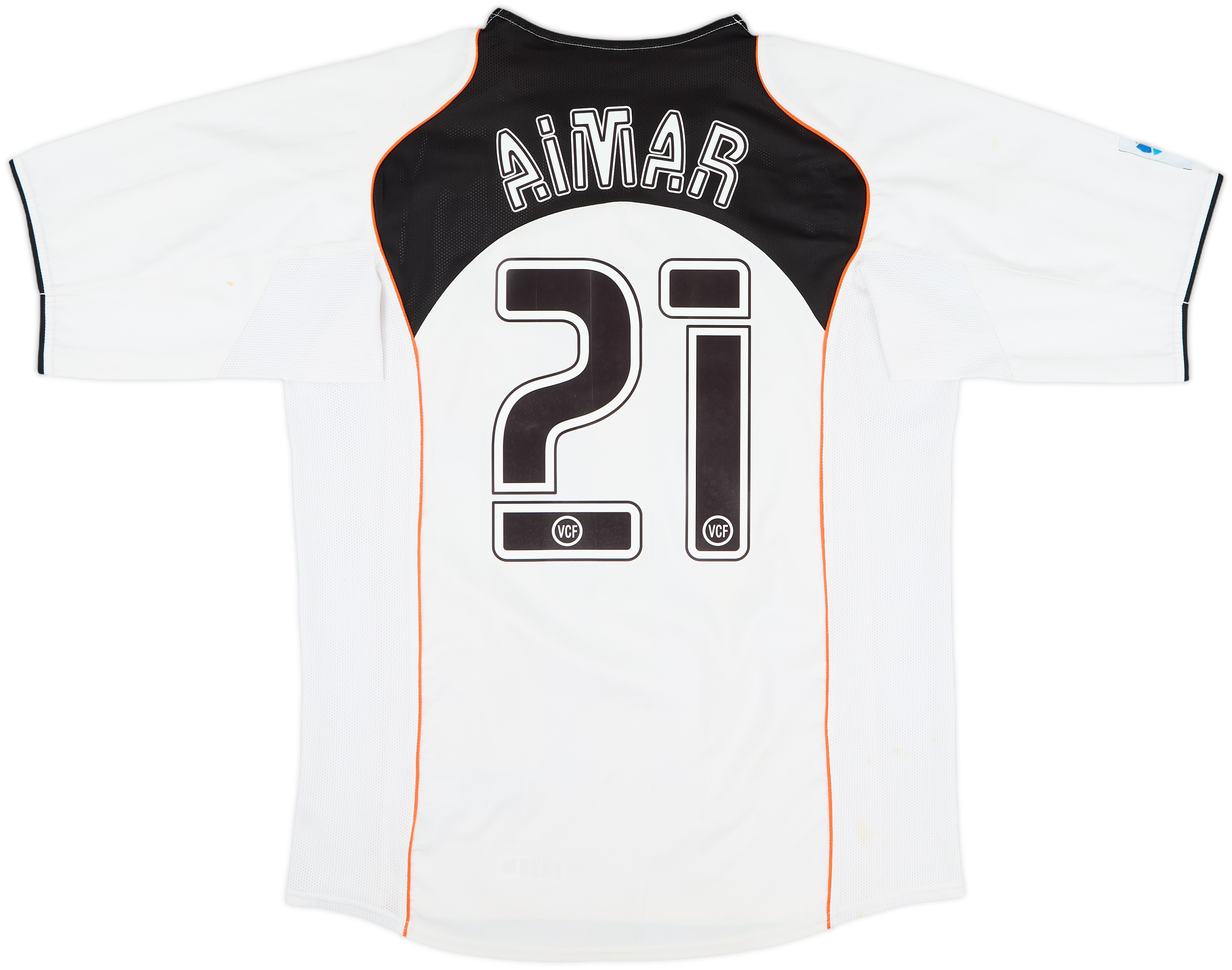 2004-05 Valencia Home Shirt Aimar #21 - 6/10 - (L)