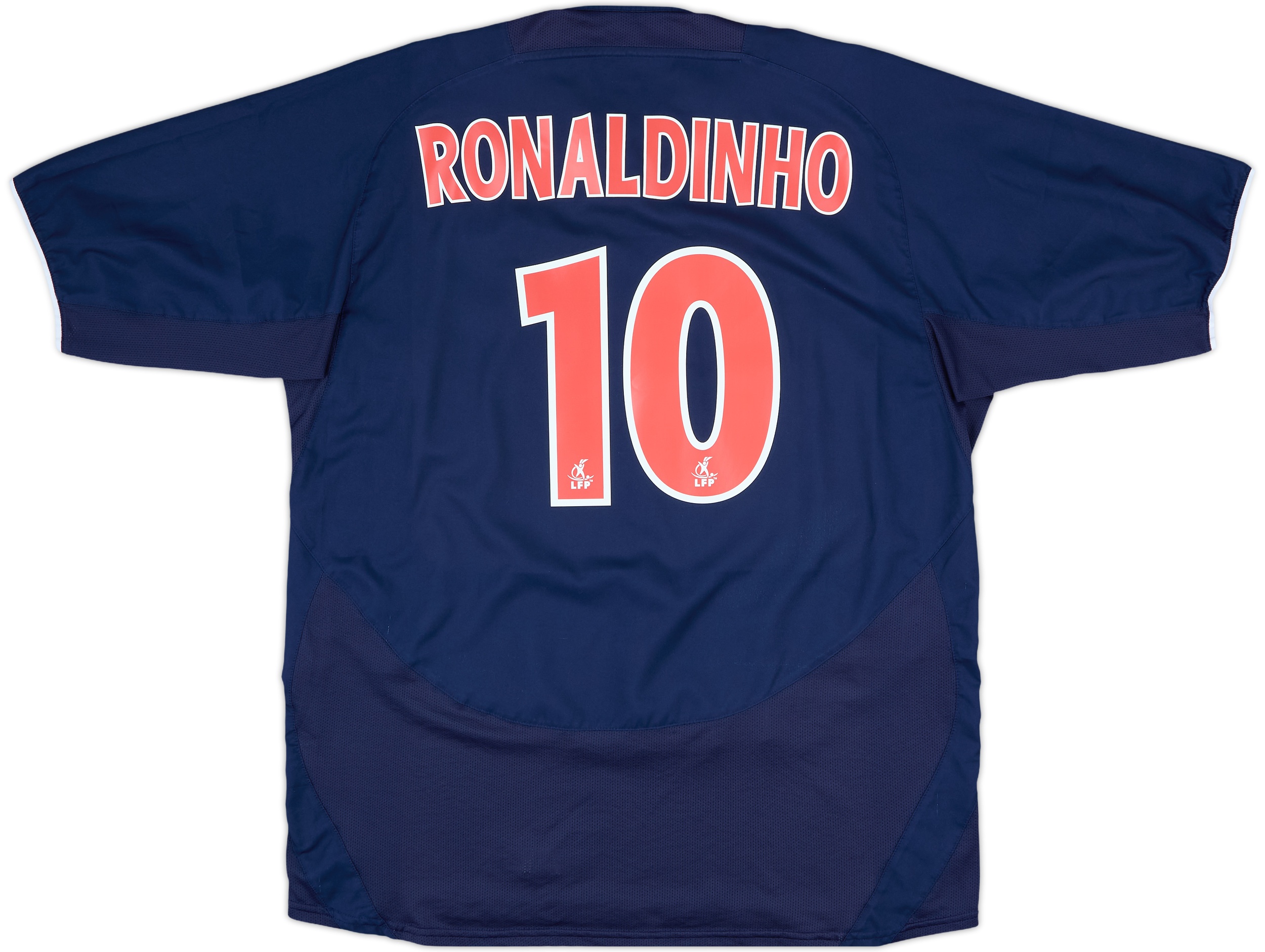 2003-04 Paris Saint-Germain Home Shirt Ronaldinho #10 - 7/10 - (XL)