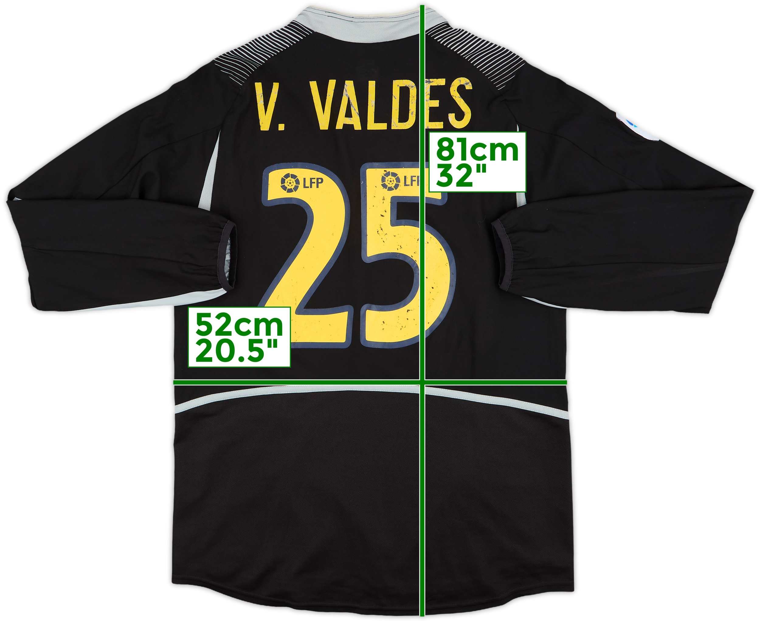 バルセロナ　GKユニフォーム　V. Valdes 1 2008-09 Barcelona Player Issue Goalkeeper Shirt #1 V. VALDES