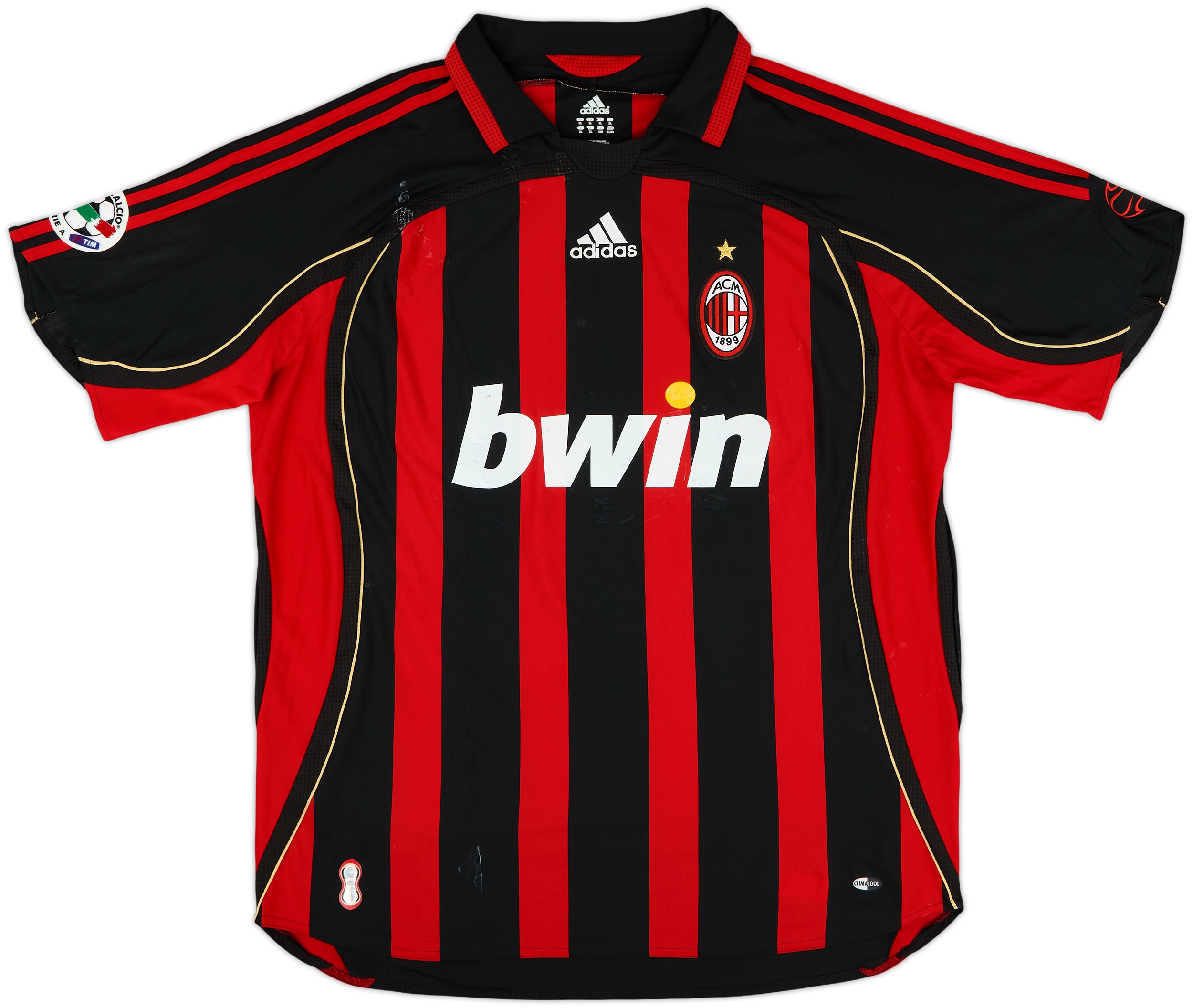 2006-07 AC Milan Home Shirt Inzaghi #9 - 6/10 - (XL)