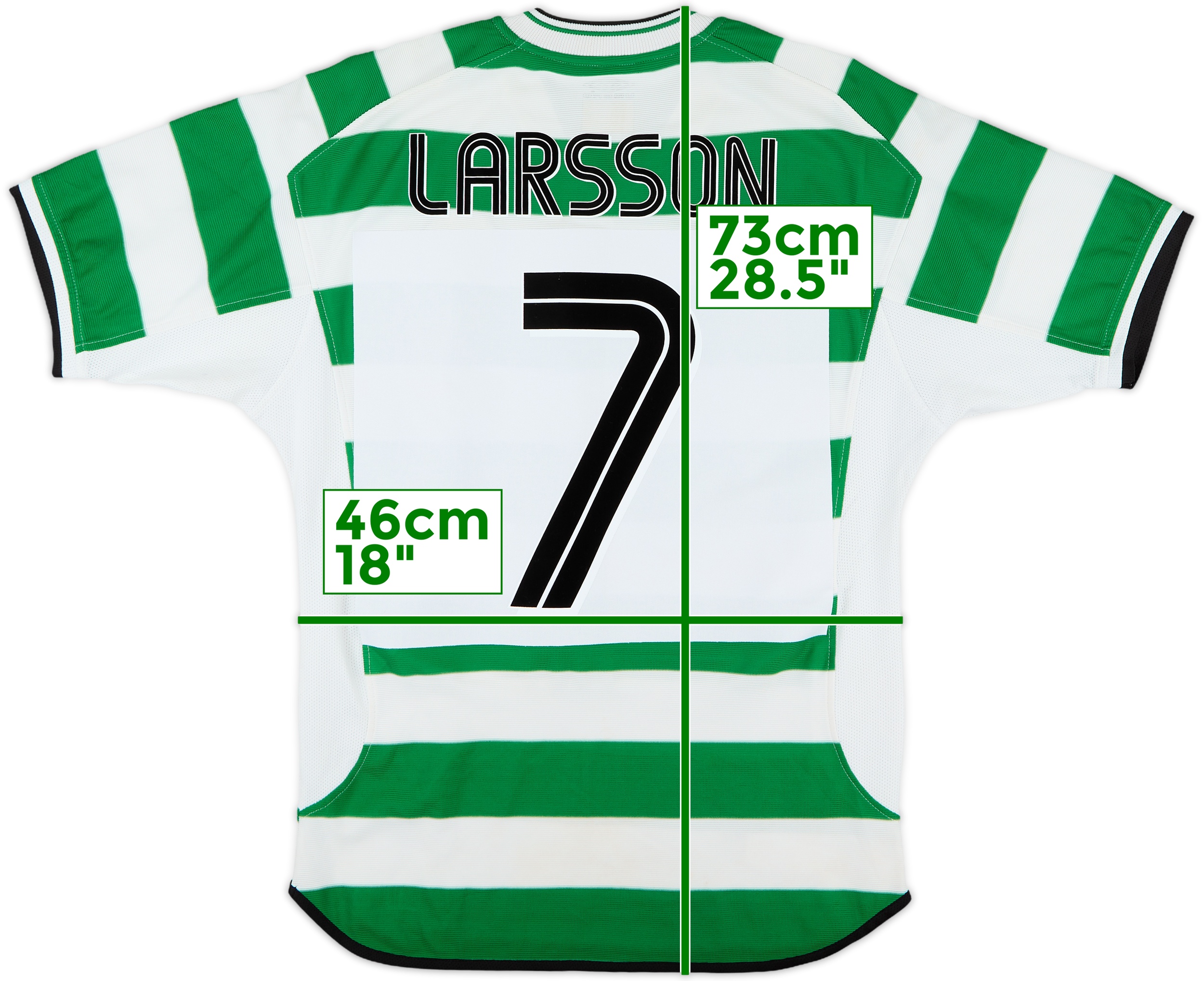 【正規品】Celtic FC LARSSON 7 シャツ CELTIC FC 2003-2004 PREMIER LEAGUE CHAMPION LARSSON 7 AWAY