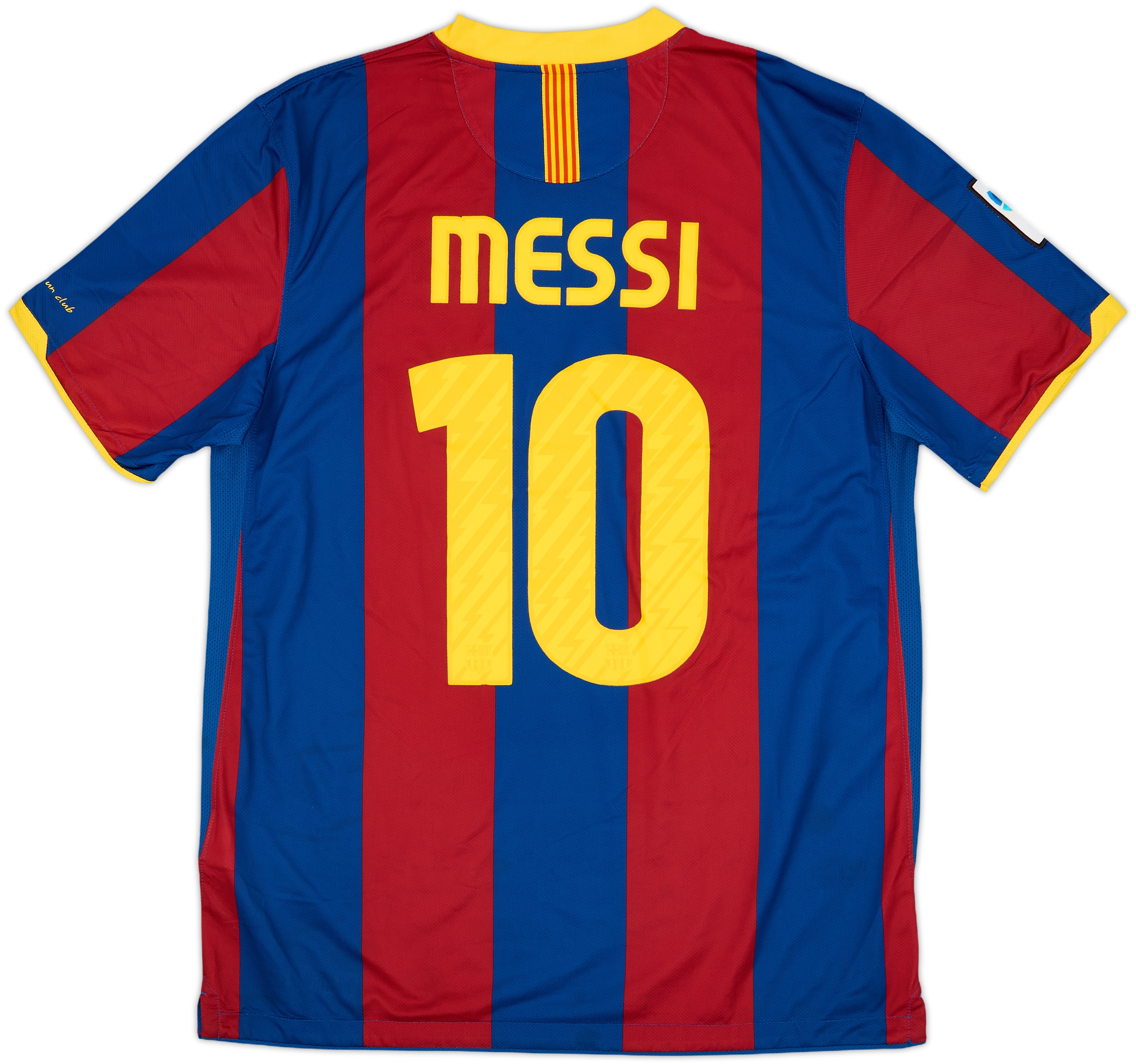 MAILLOT FOOT NIKE FC Barcelone n° 10 Messi Rakuten 2018 Rose 164cm EUR 7,00 - FR