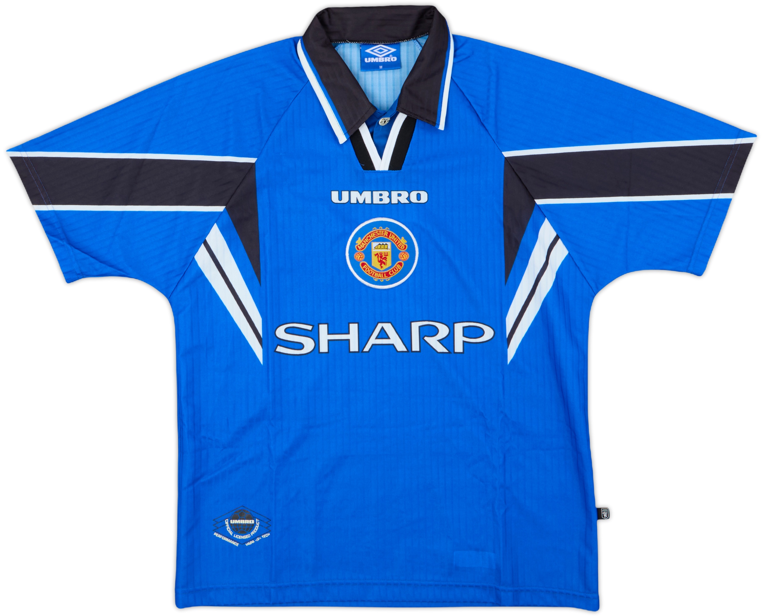 1996-98 Manchester United Third Shirt #2 - 8/10 - (M)