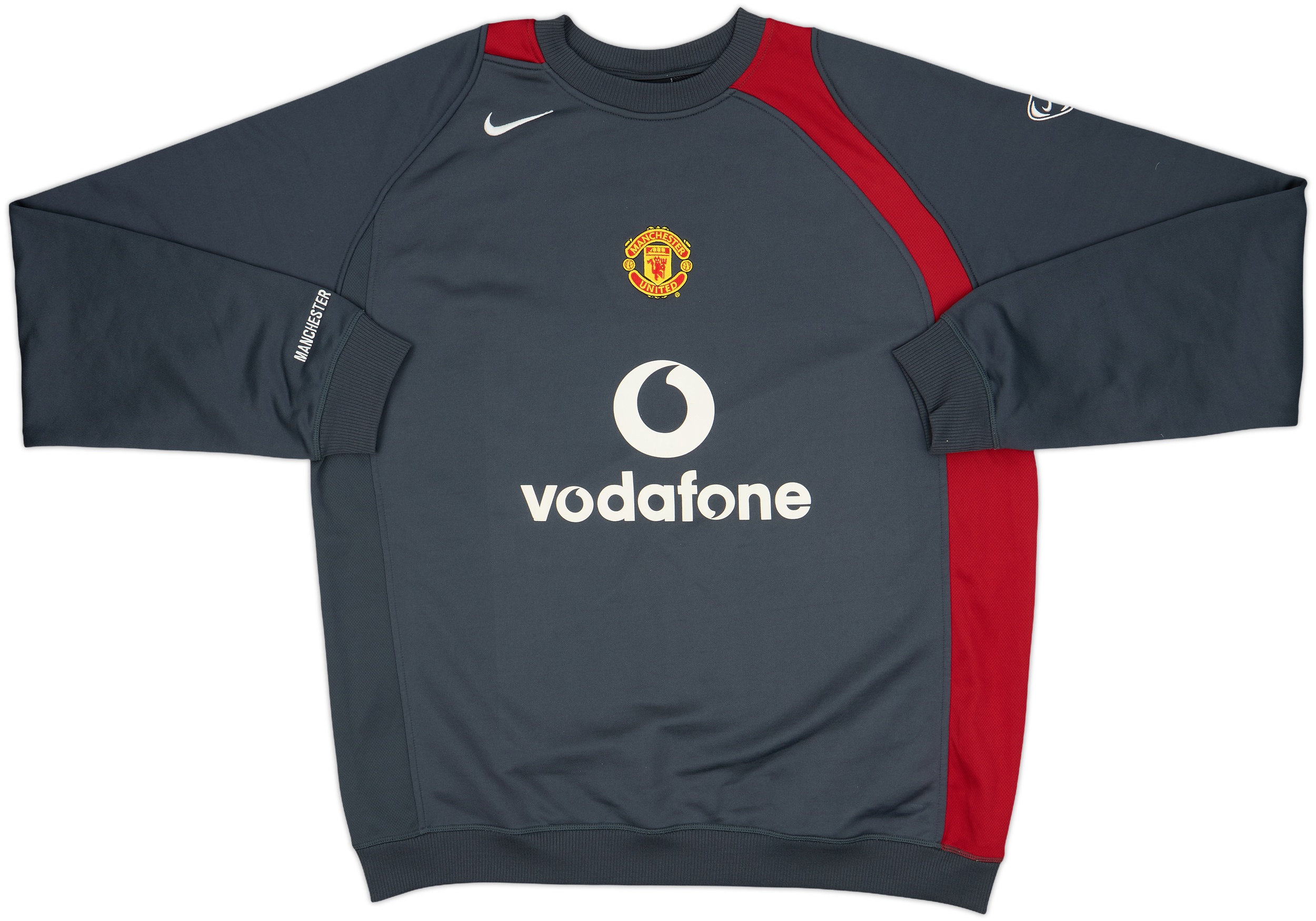 2004-05 Manchester United Nike Sweat Top - 7/10 - (XL)
