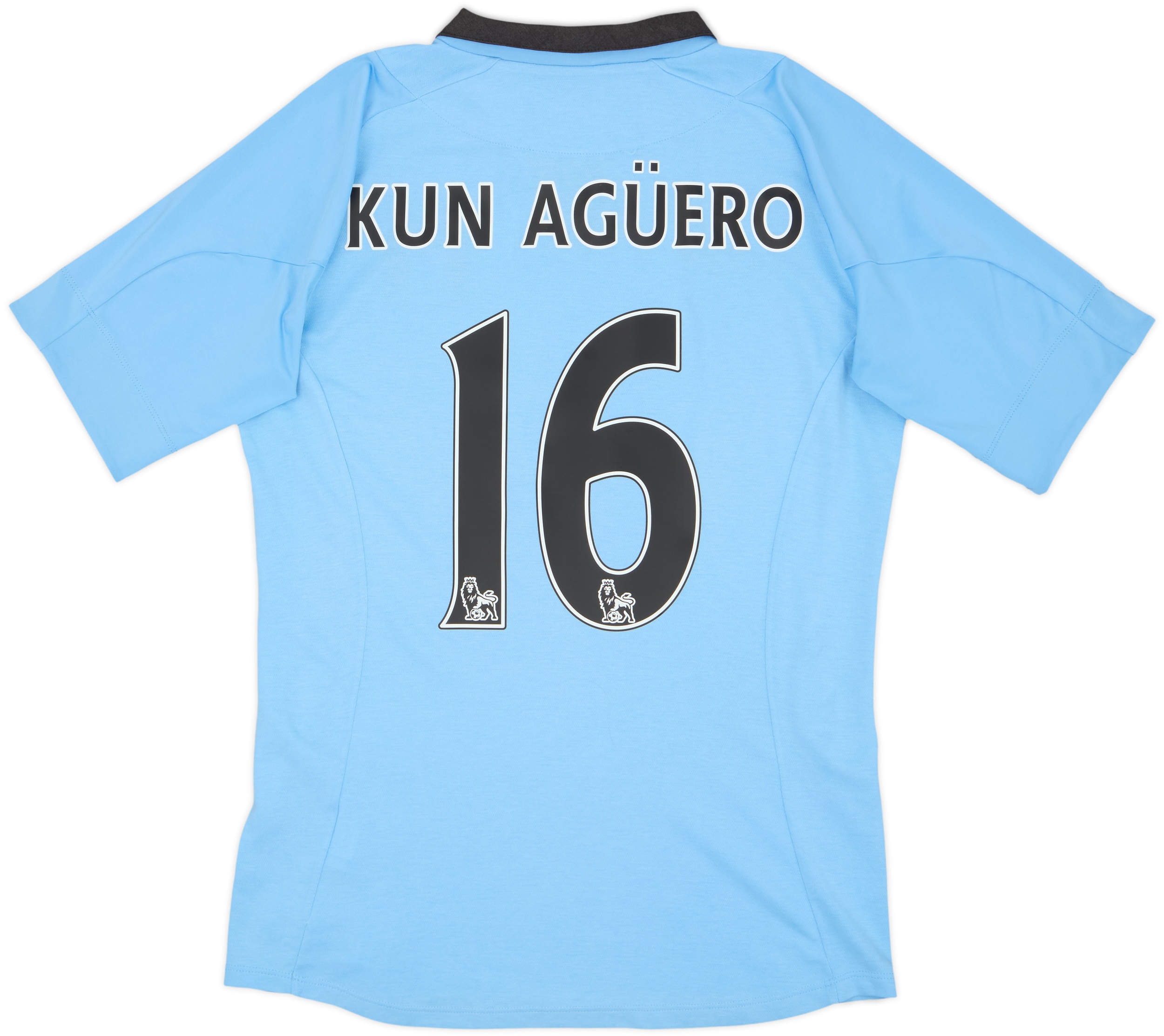 マンチェスター・シティ KUN AGÜERO 16番 シャツ 2012-13 Manchester City Home Shirt Kun Aguero #16 - 6/10 - (S)