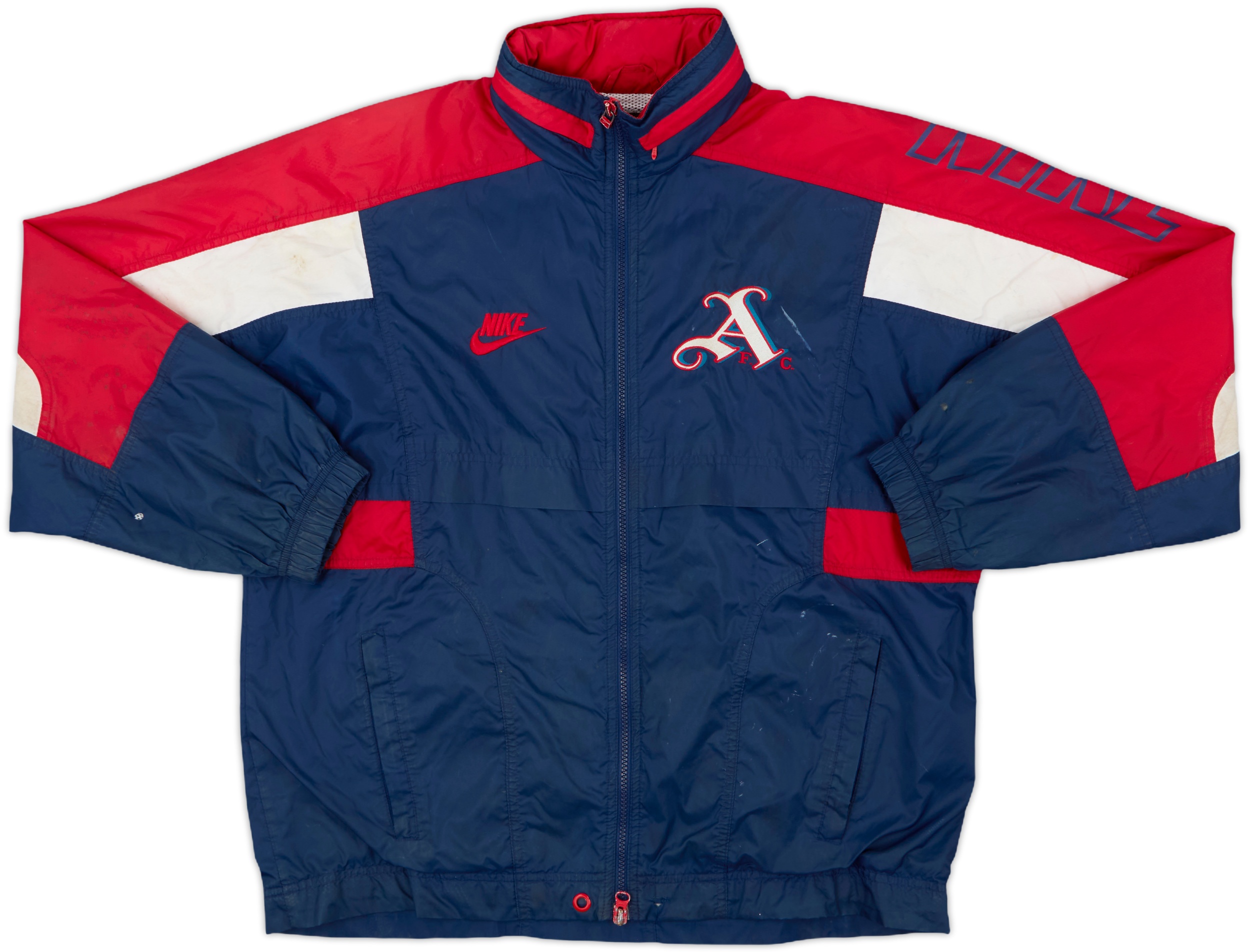 1995-96 Arsenal Nike Hooded Rain Jacket - 5/10 - (S)