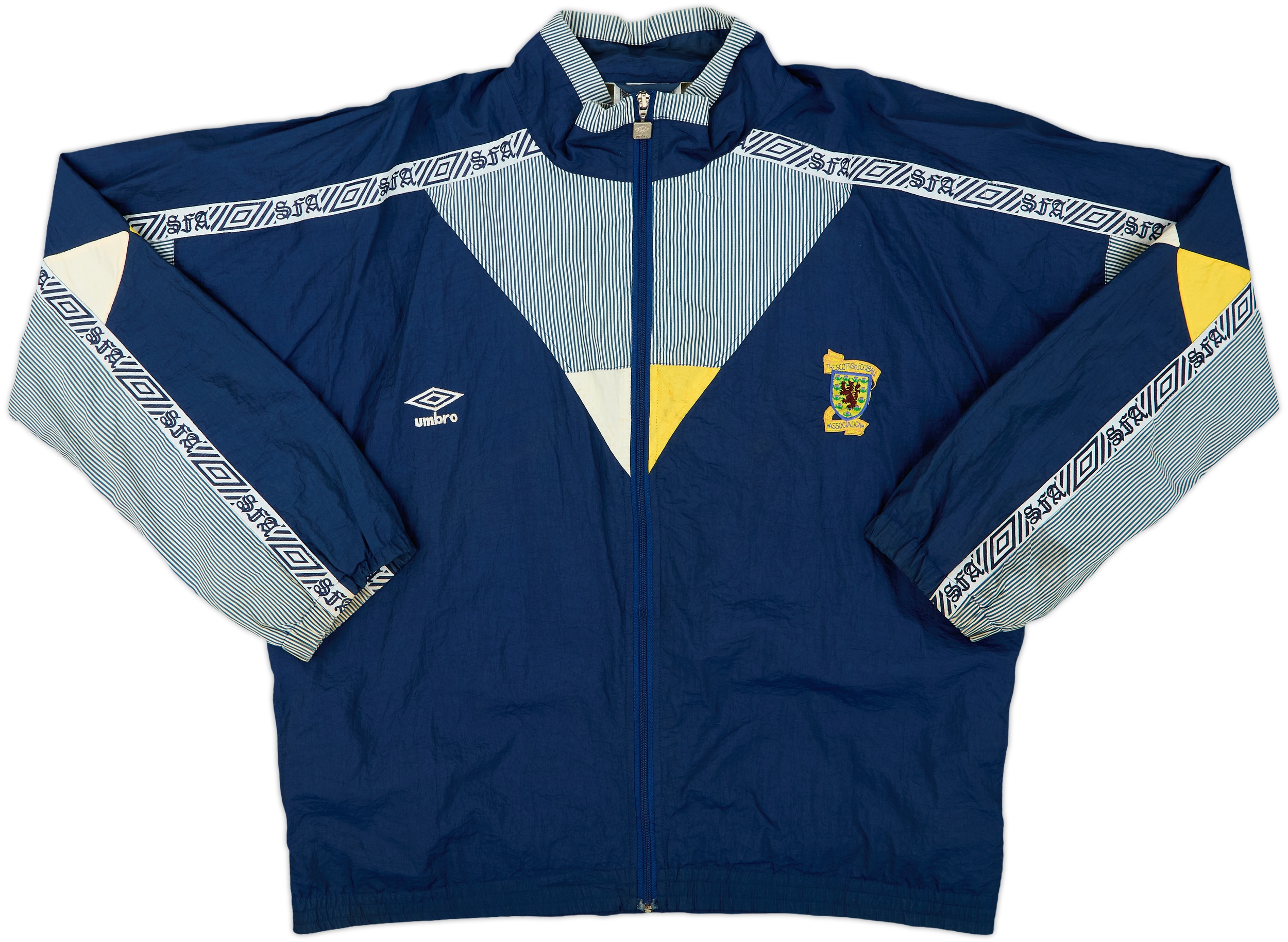値下げ可 【90s】Umbro Scotland tracktop jacket Scotland 1990-92 Umbro Track Jacket National Football Team Kit