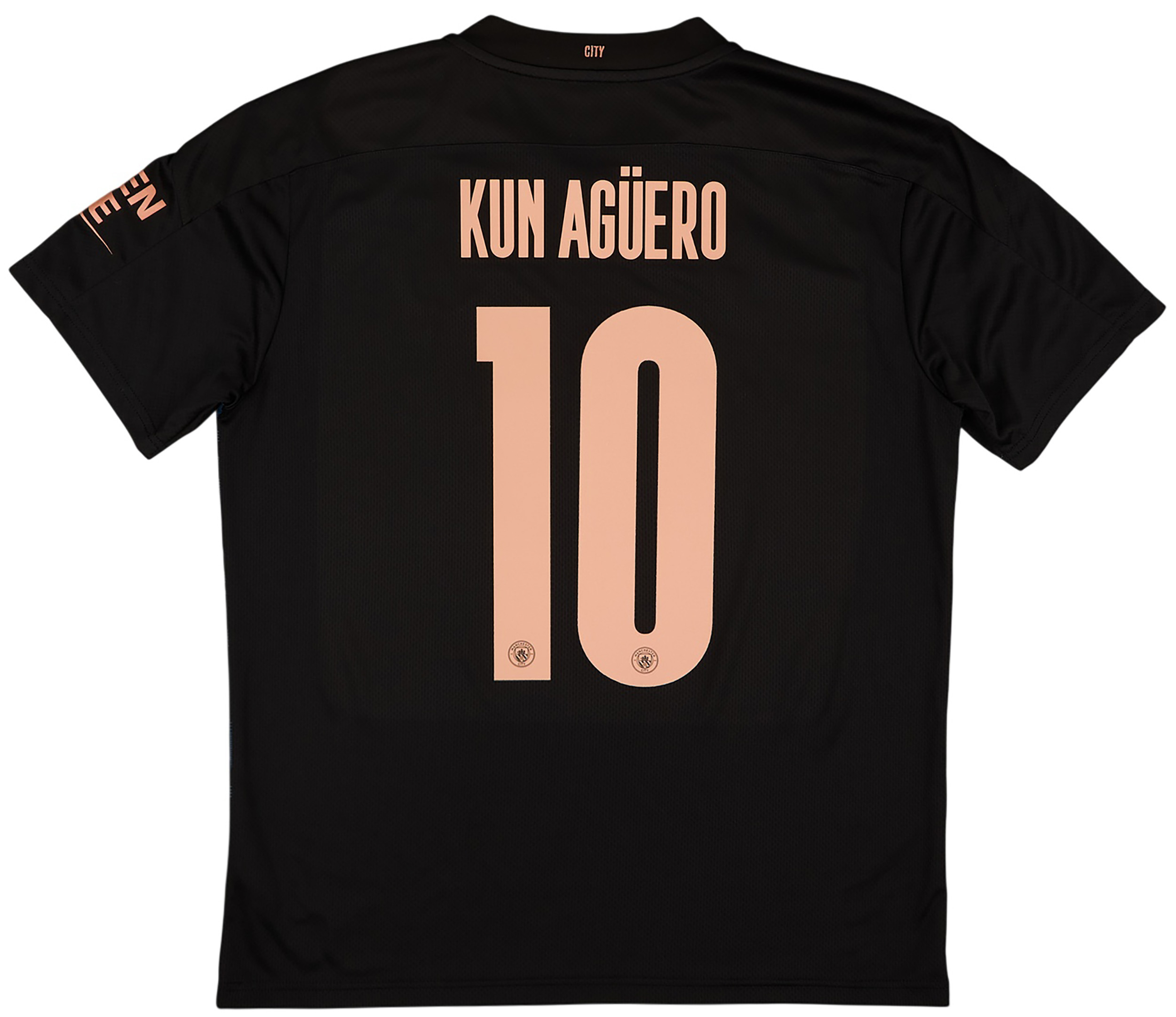 2020-21 Manchester City Away Shirt Kun Aguero #10 - 8/10 - (L)