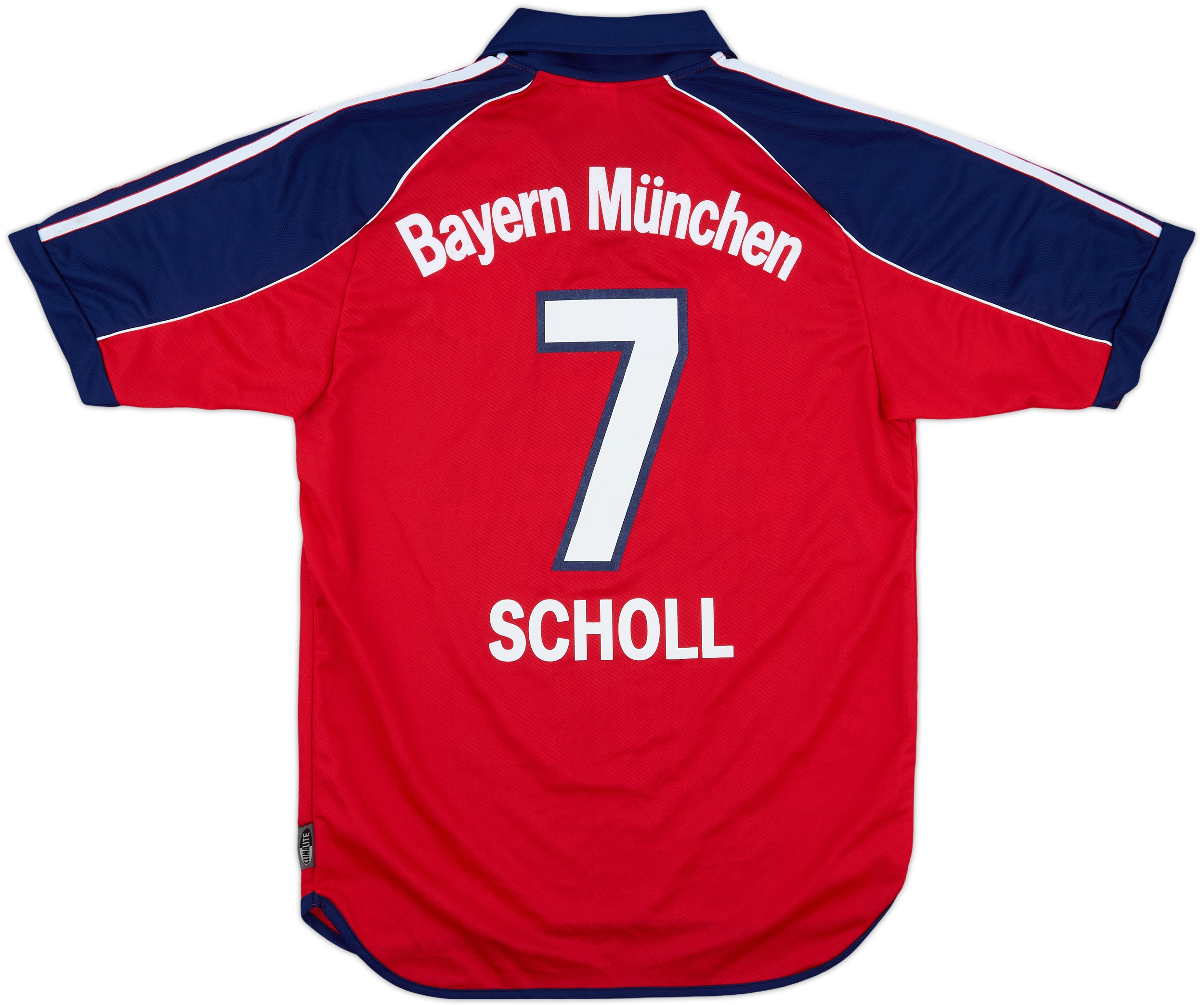 1999-01 Bayern Munich Home Shirt Scholl #7 - 6/10 - (S)