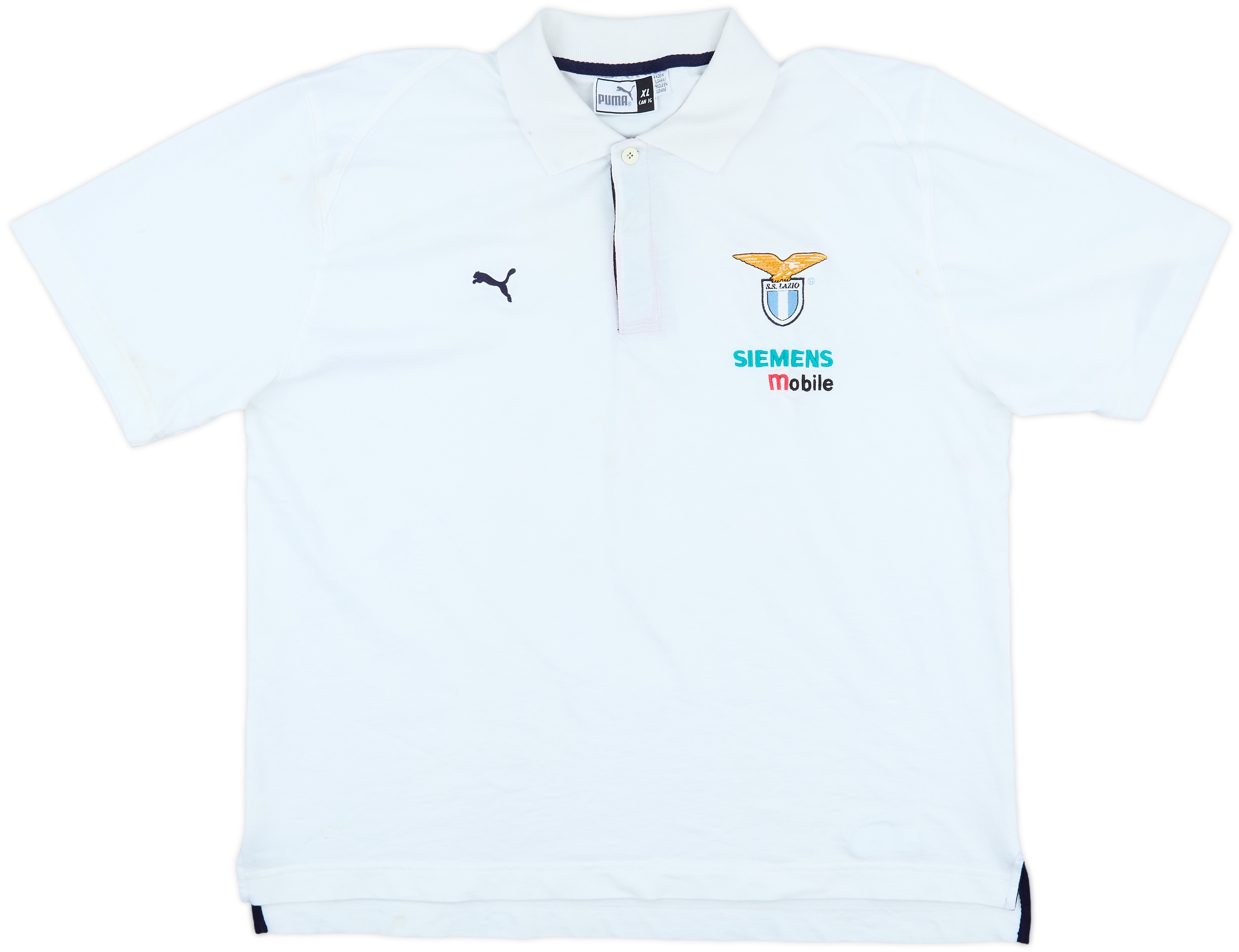 2001-02 Lazio Puma Polo Shirt - 7/10 - (XL)