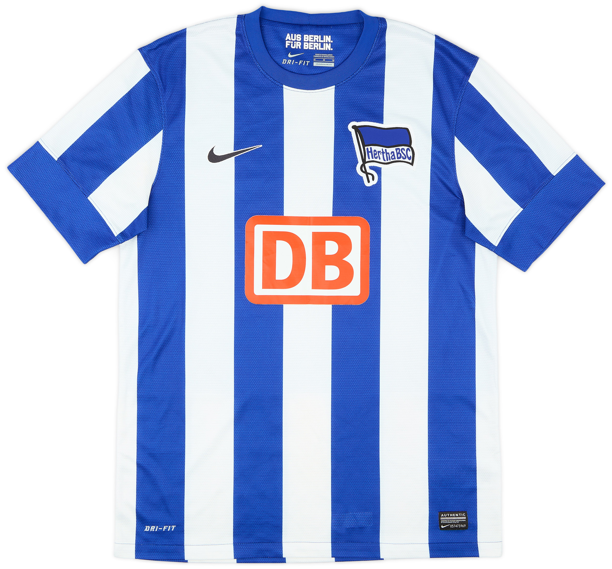 2012-13 Hertha Berlin Home Shirt - 8/10 - (M)