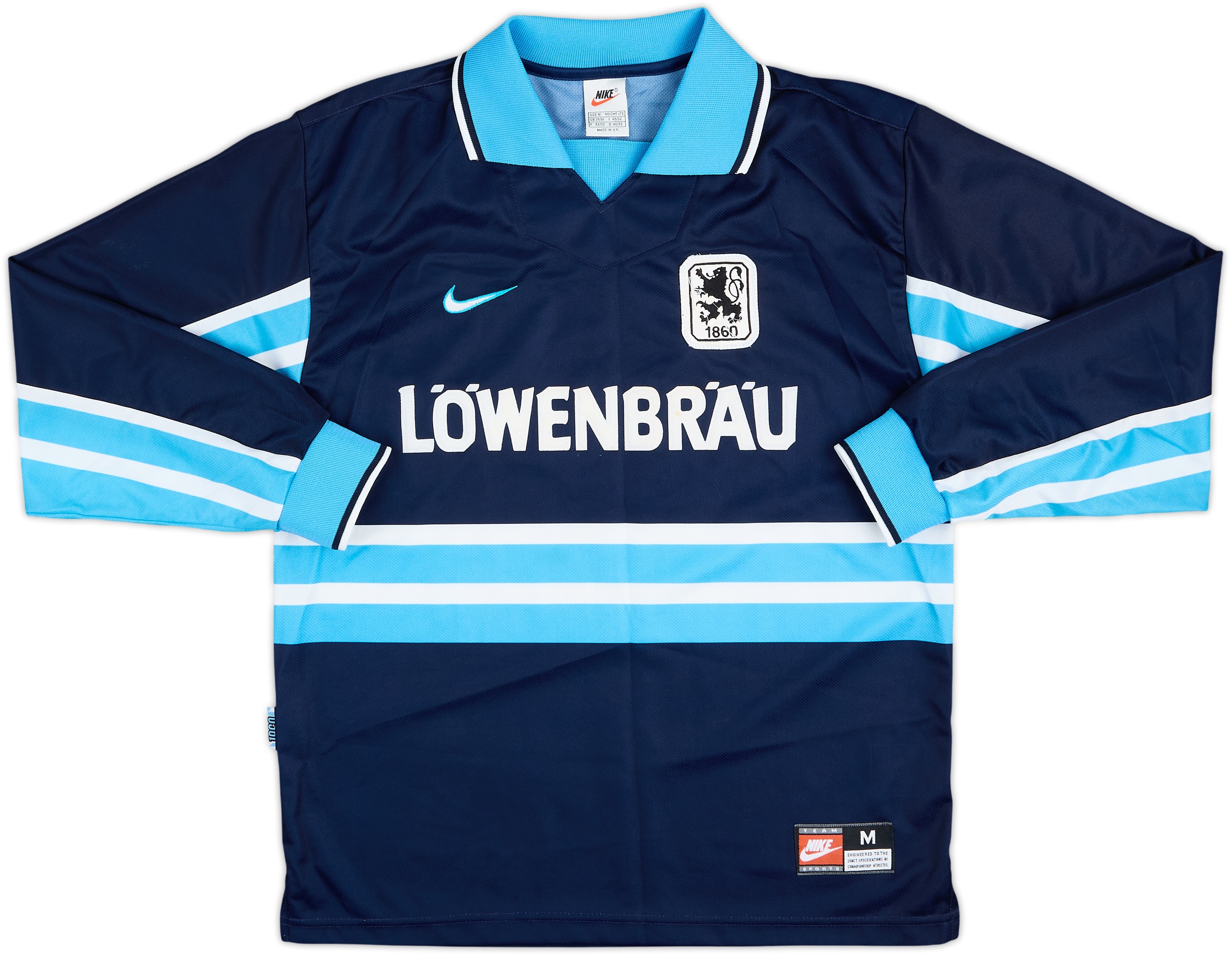 1997-98 1860 Munich Away L/S Shirt - 8/10 - (M)