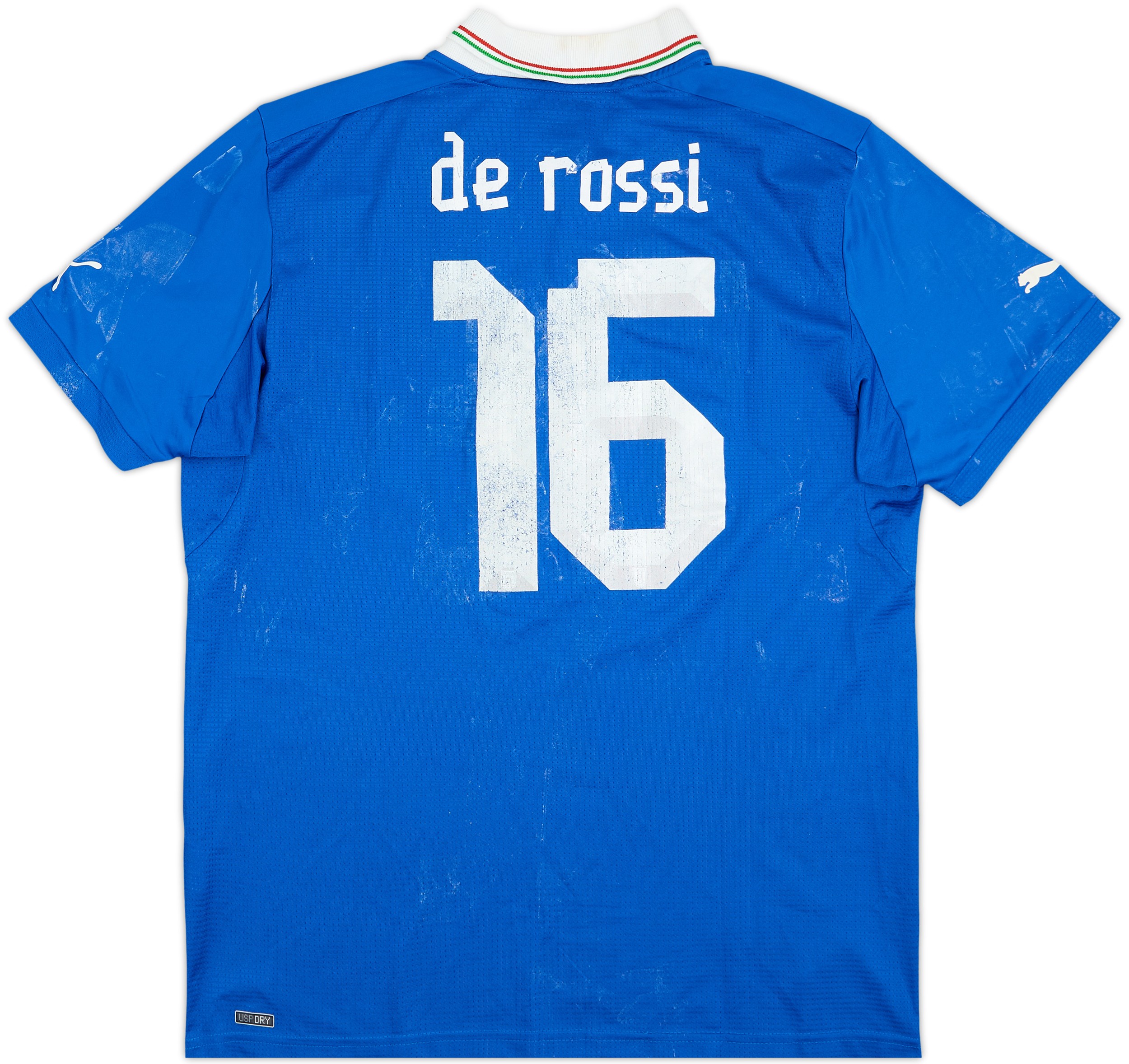 2012-13 Italy Home Shirt De Rossi #16 - 3/10 - (XL) 2012-13 Italy Home Shirt De Rossi #16 - 3/10 - (XL)