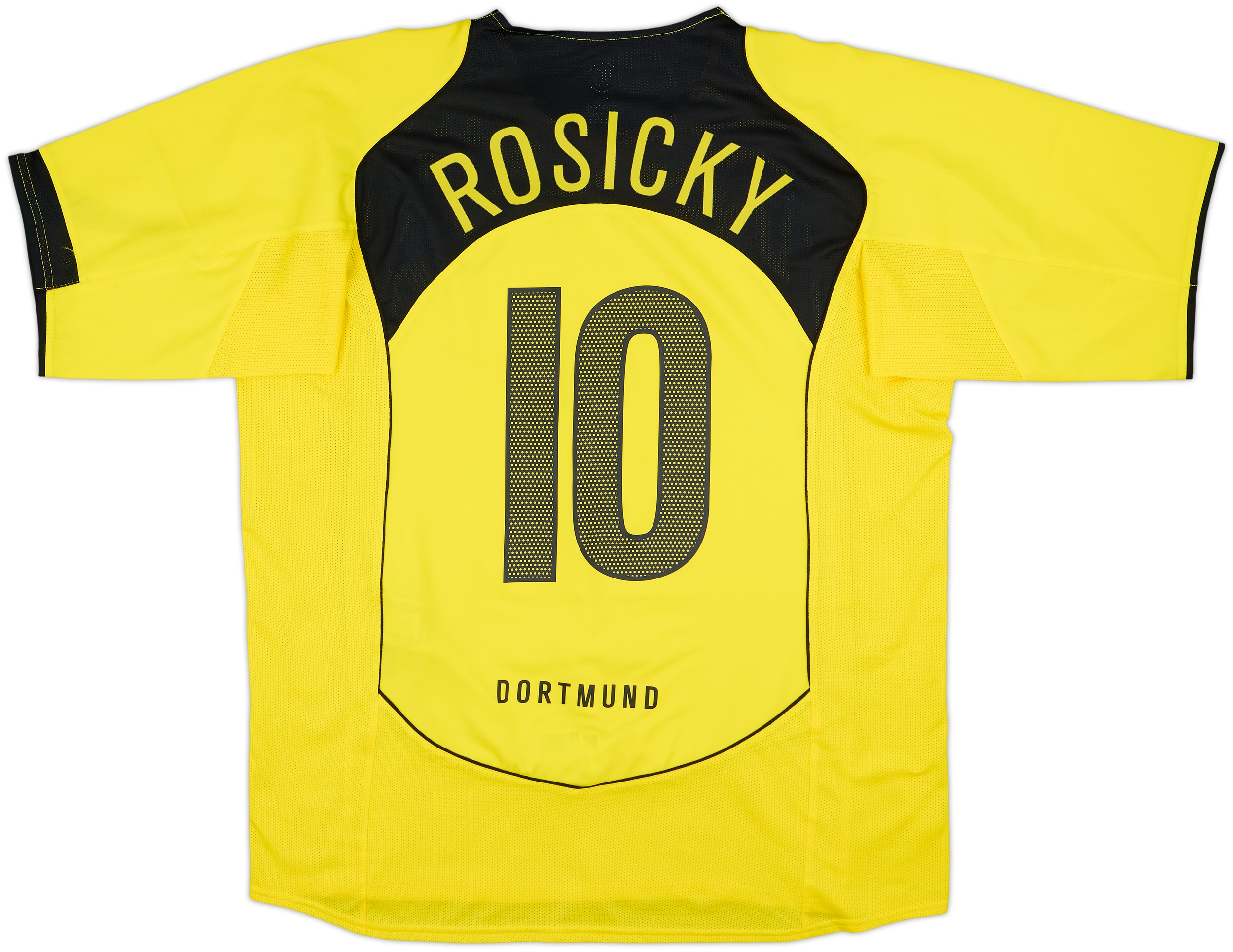正規品 ドルトムント 05-06 ロシツキー ユニフォーム ROSICKY 2004-05 Borussia Dortmund Home Shirt Rosicky #10 - 9/10 - (XL)