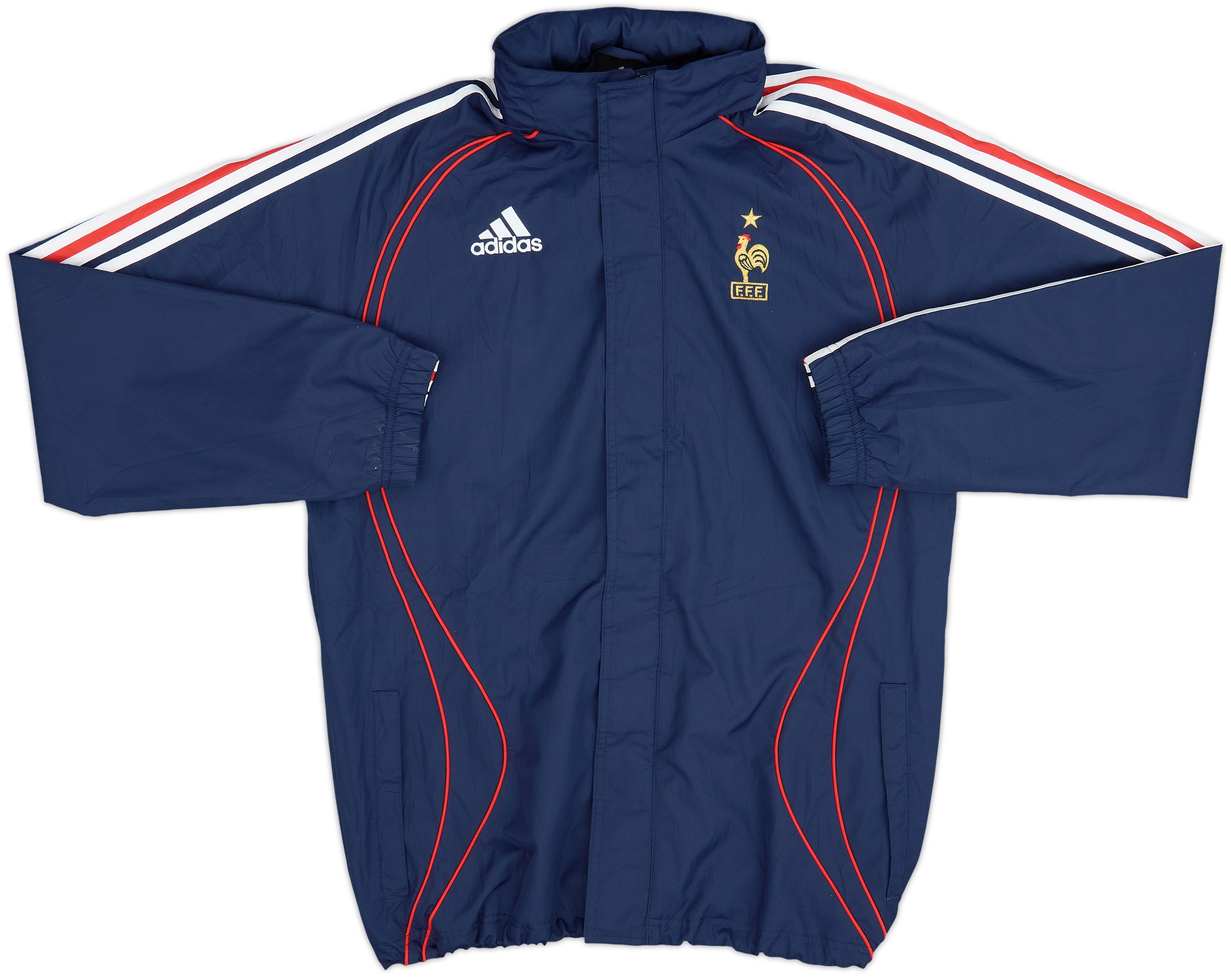 2005-06 France adidas Hooded Rain Jacket - 10/10 - (XS)