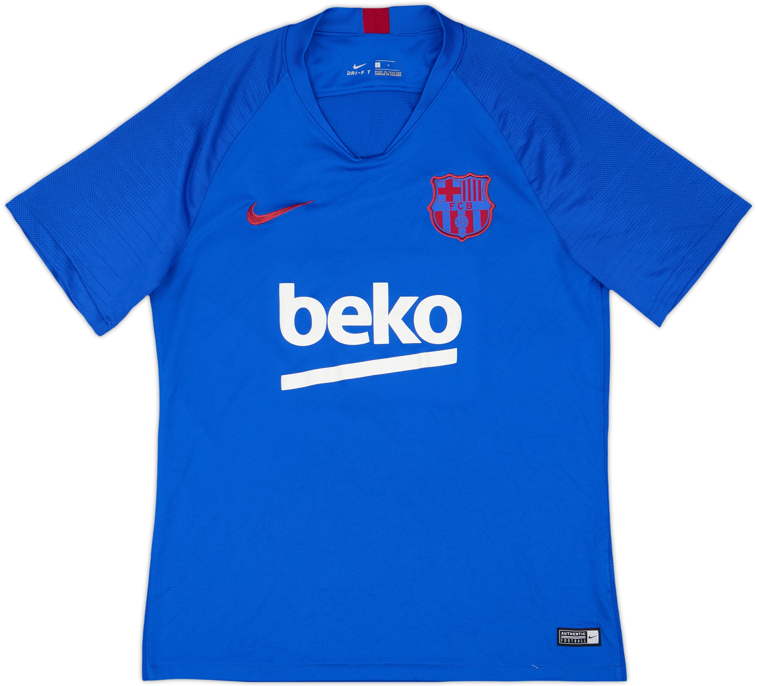 FC Barcelona Nike シャツ 2019-20 Barcelona Nike Training Shirt - 8/10 - (L)