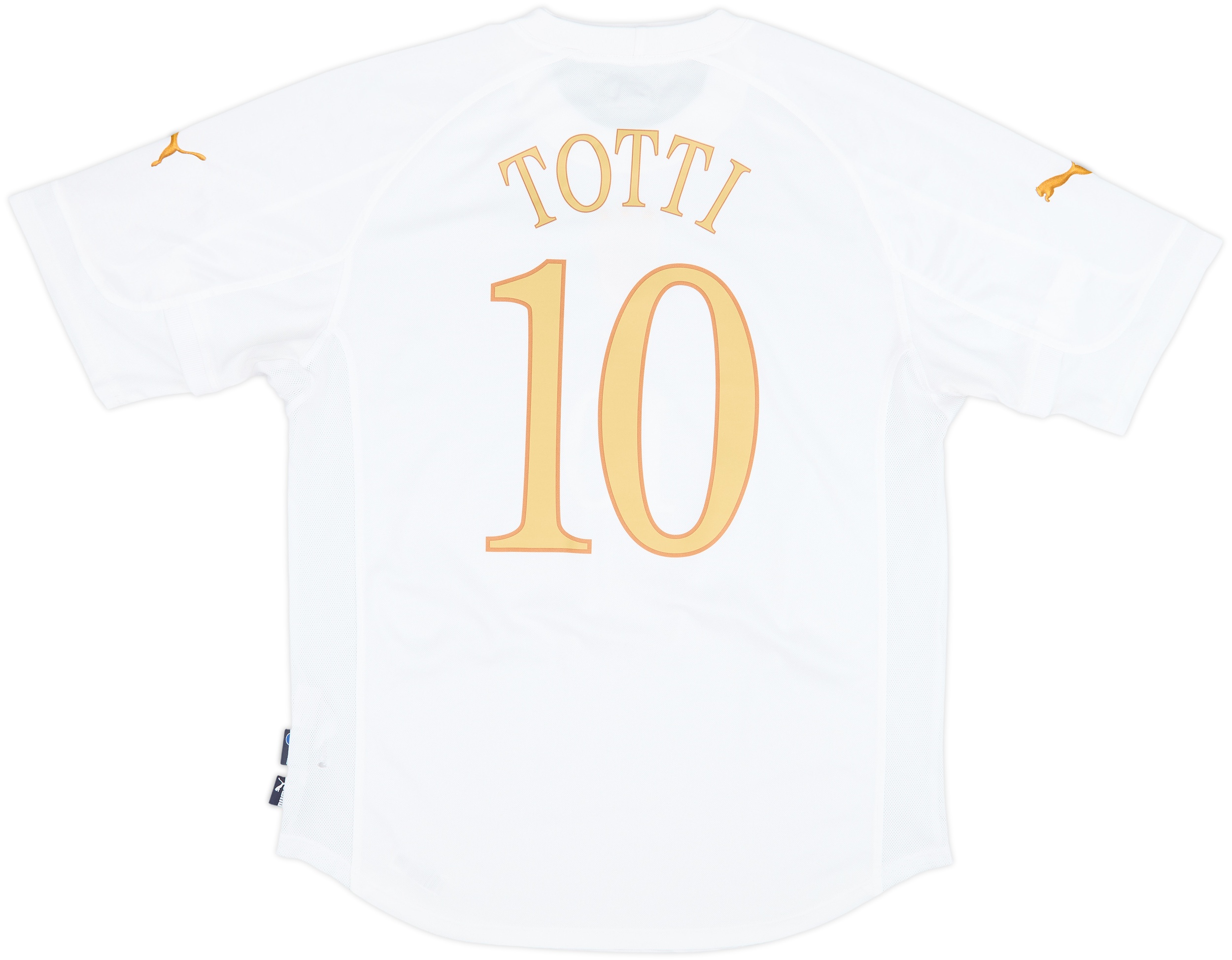 2004-06 Italy Away Shirt Totti #10 - 8/10 - (L)