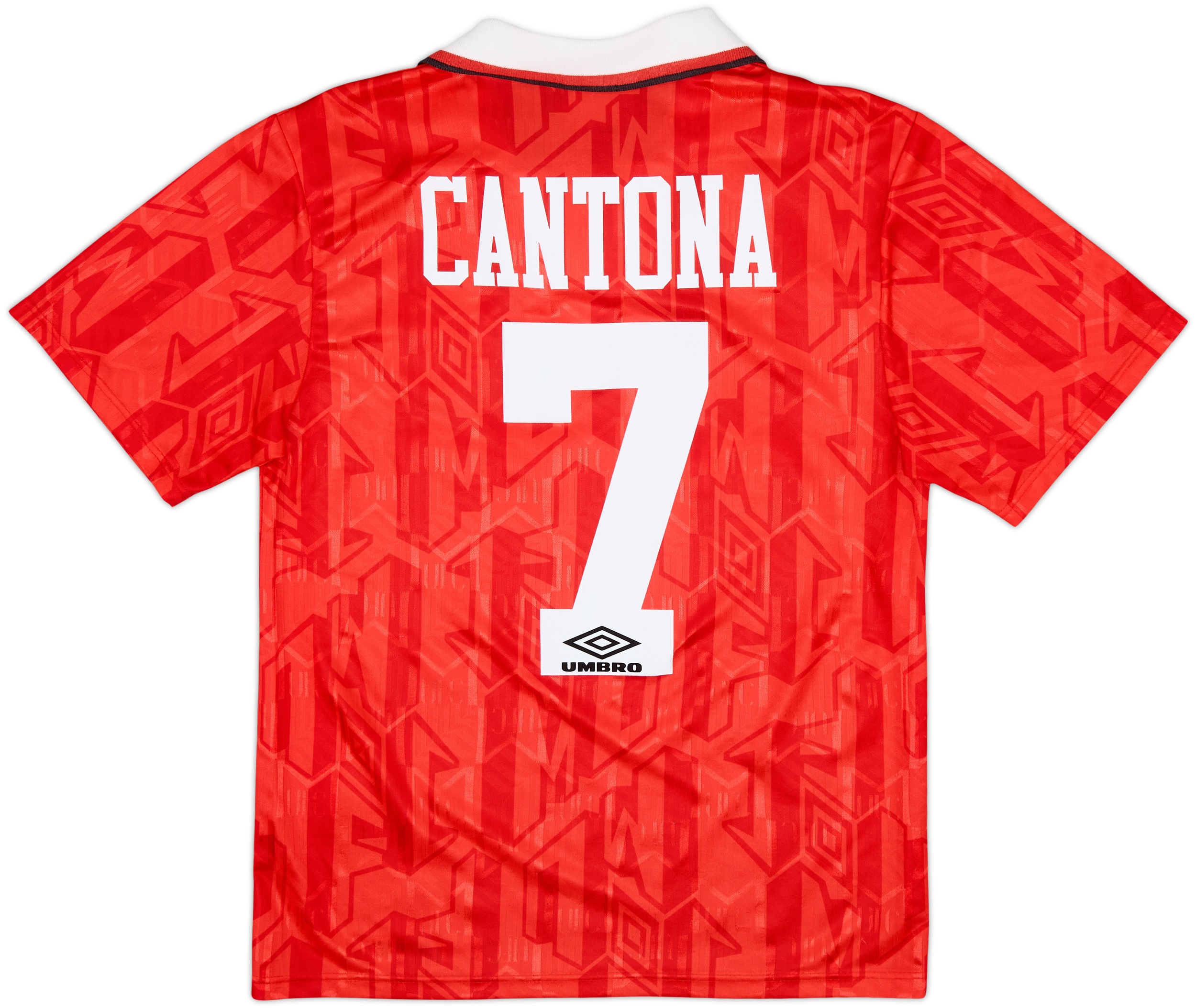 1992-94 Manchester United Home Shirt Cantona #7 - 8/10 - (S)