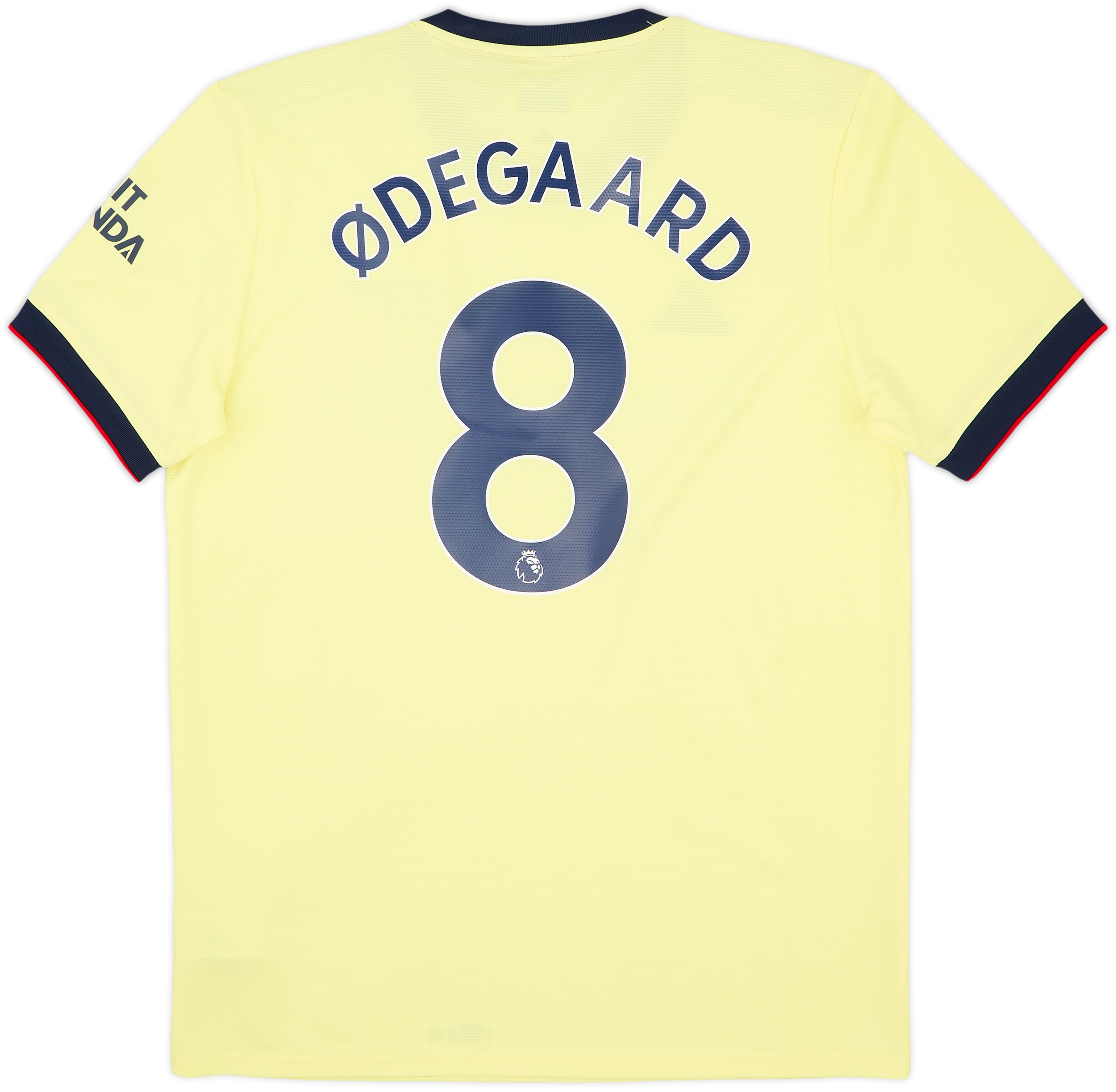 2021-22 Arsenal Away Shirt Odegaard #8 (L)