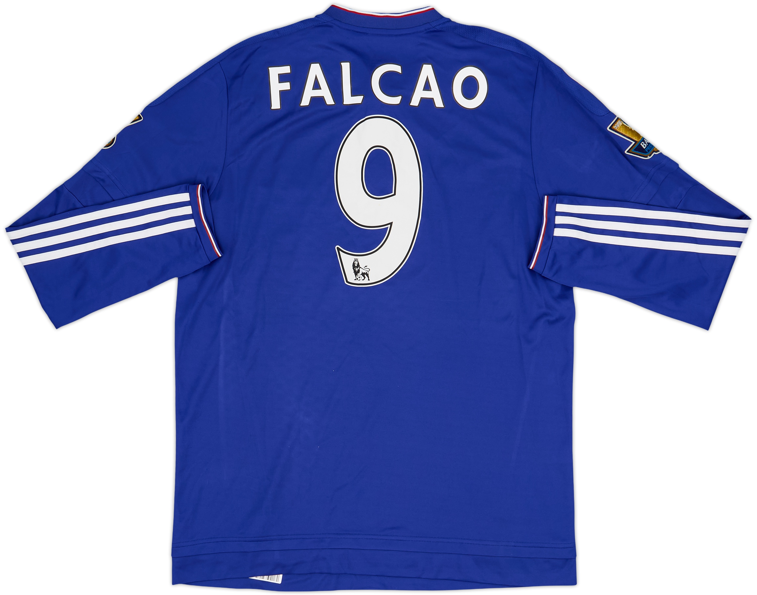 2015-16 Chelsea Home L/S Shirt Falcao #9 - 6/10 - (L)