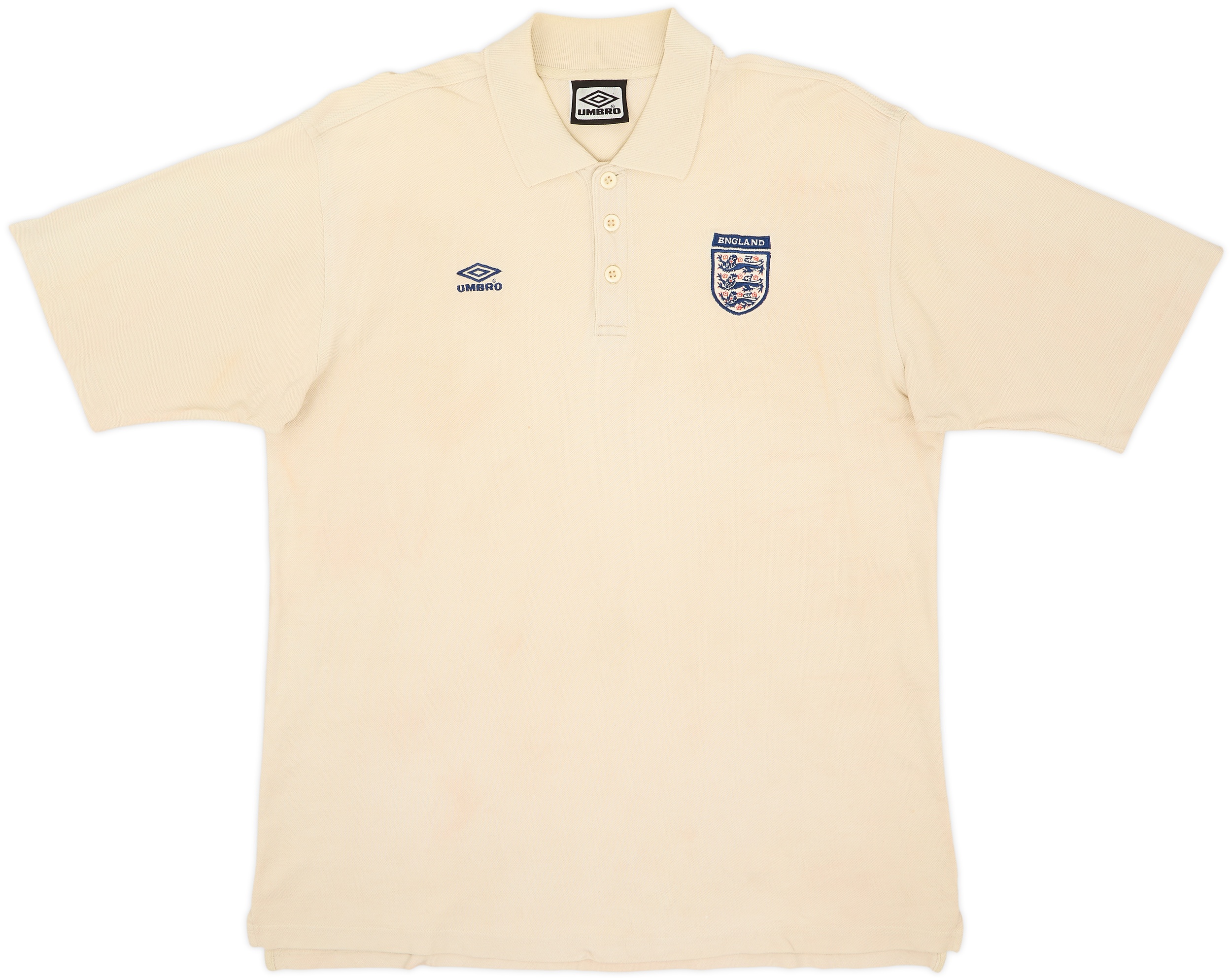 ウェア 00s UMBRO ENGLAND Polo Shirt Descente UK 2000-02 England Umbro Polo Shirt - 7/10 - (XXL)