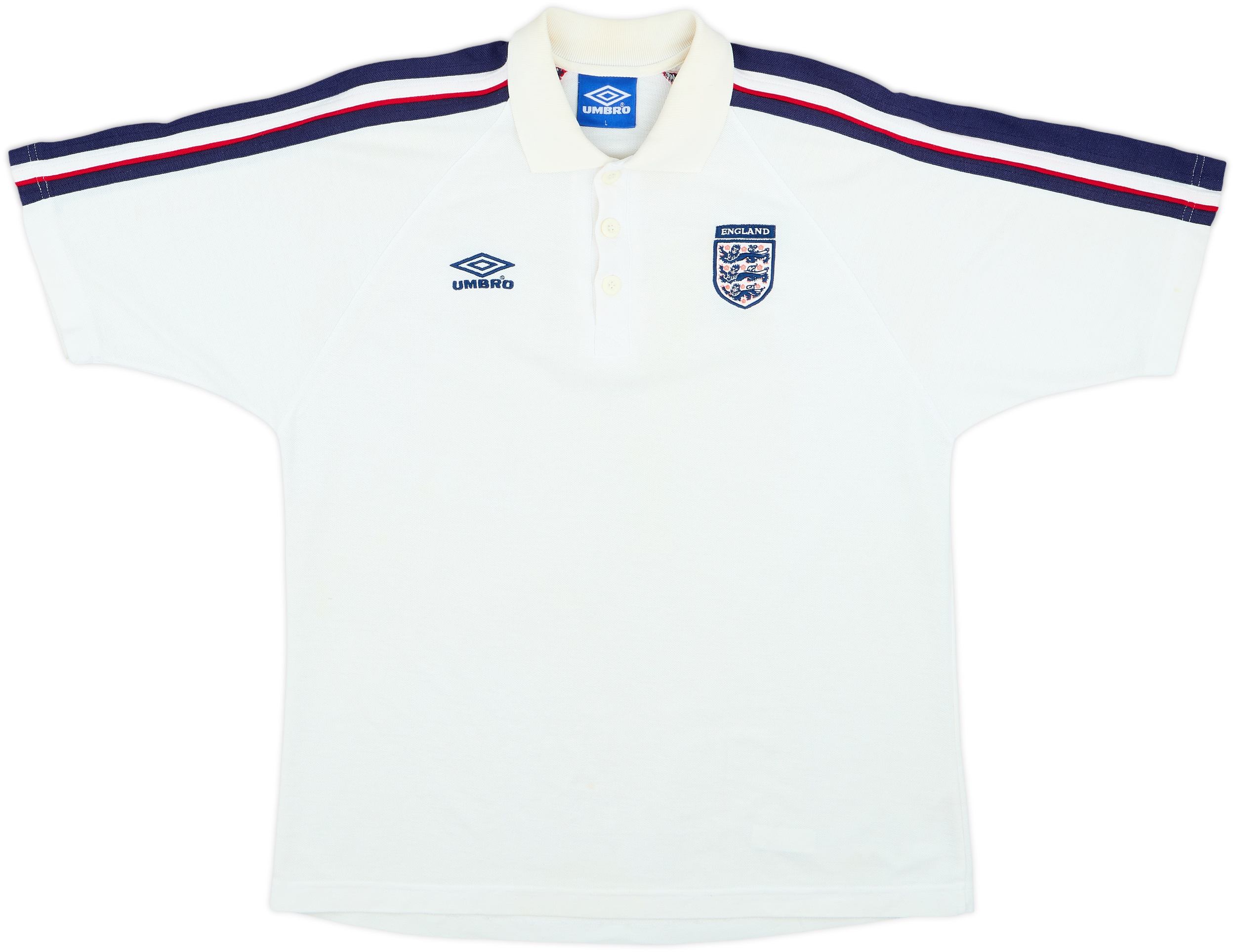 2000-02 England Umbro Polo Shirt - 7/10 - (L)