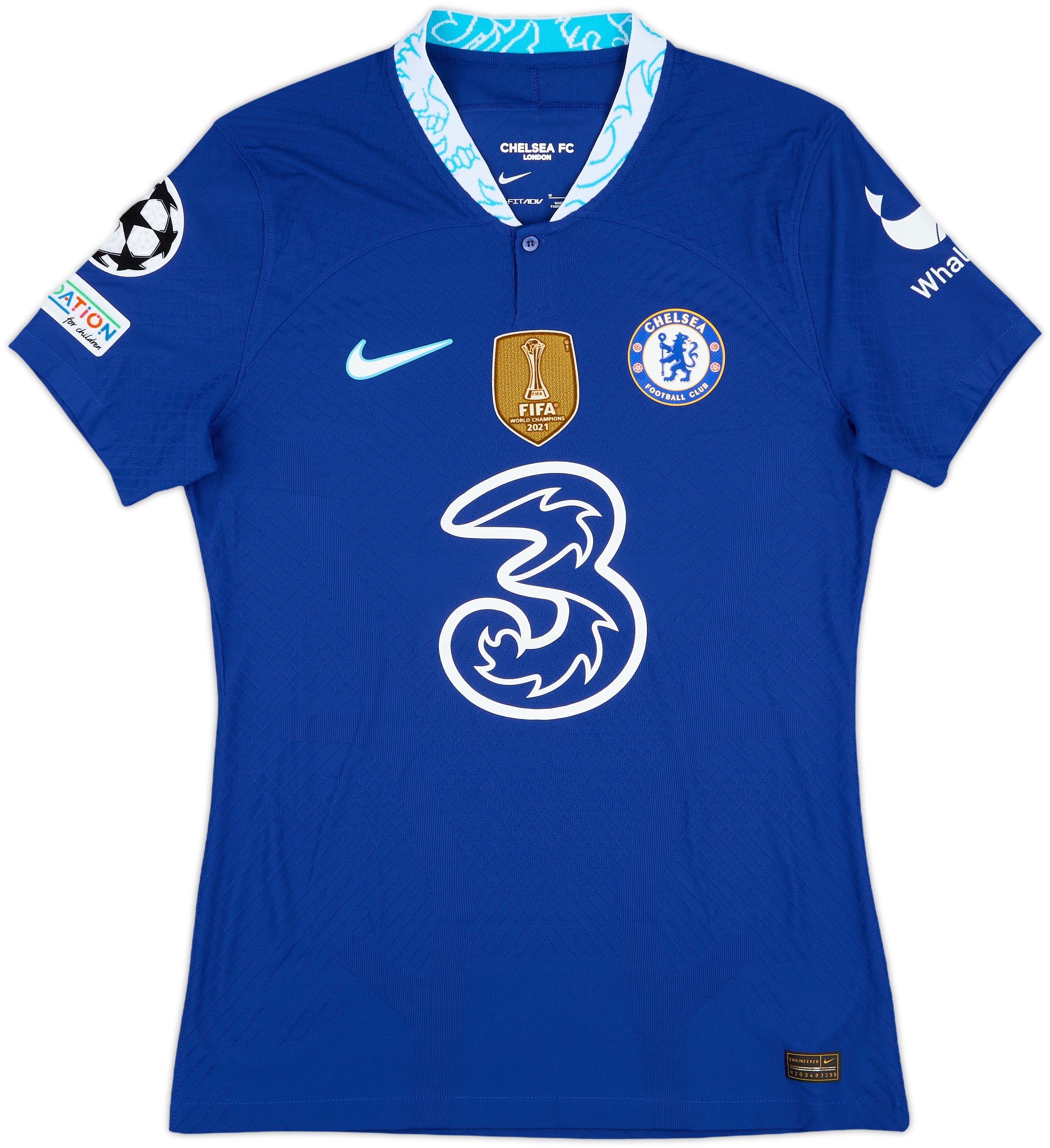 2022-23 Chelsea Player Issue Champions League Home Shirt - 9/10 - (M), image size:2479x2711