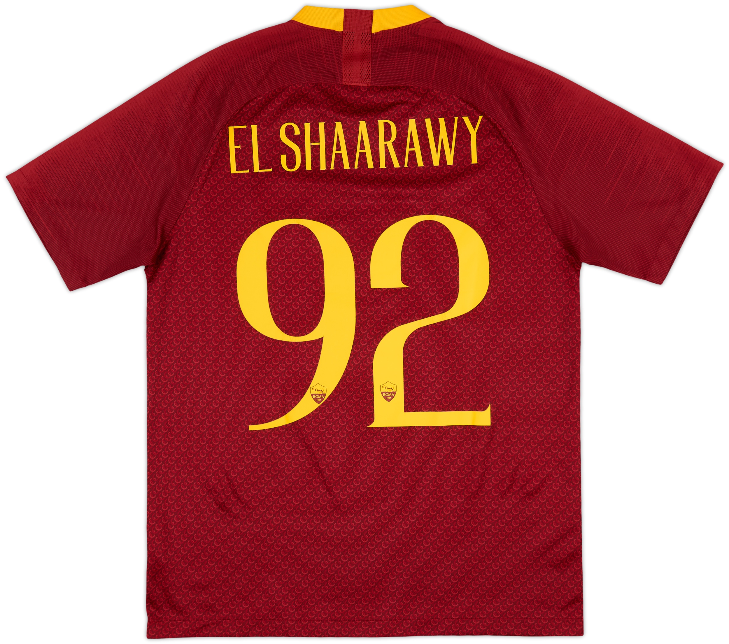 18-19 ASローマ エルシャーラウィ#92 M 2018-19 Roma Home Shirt El Shaarawy #92 - 7/10 - (M)