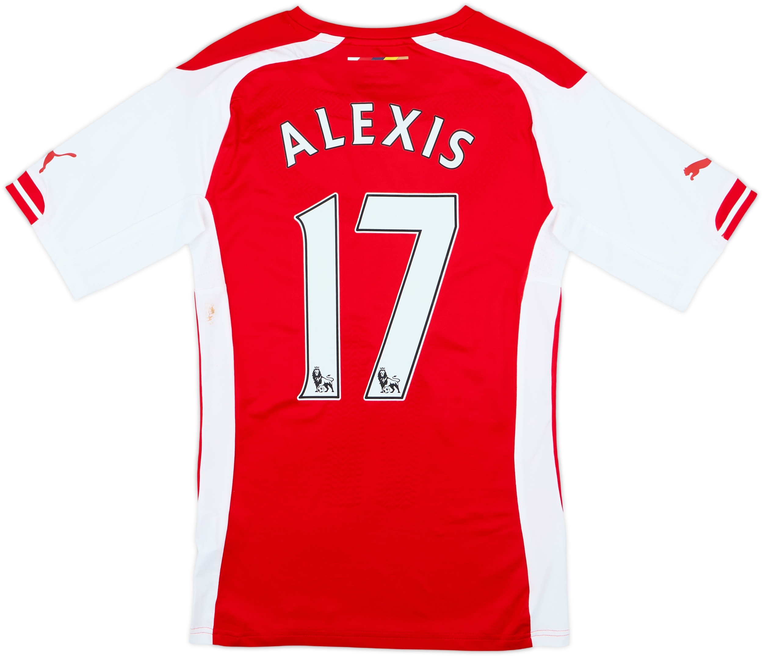 2014-15 Arsenal Player Issue (ACTV Fit) Home Shirt Alexis #17 (L)