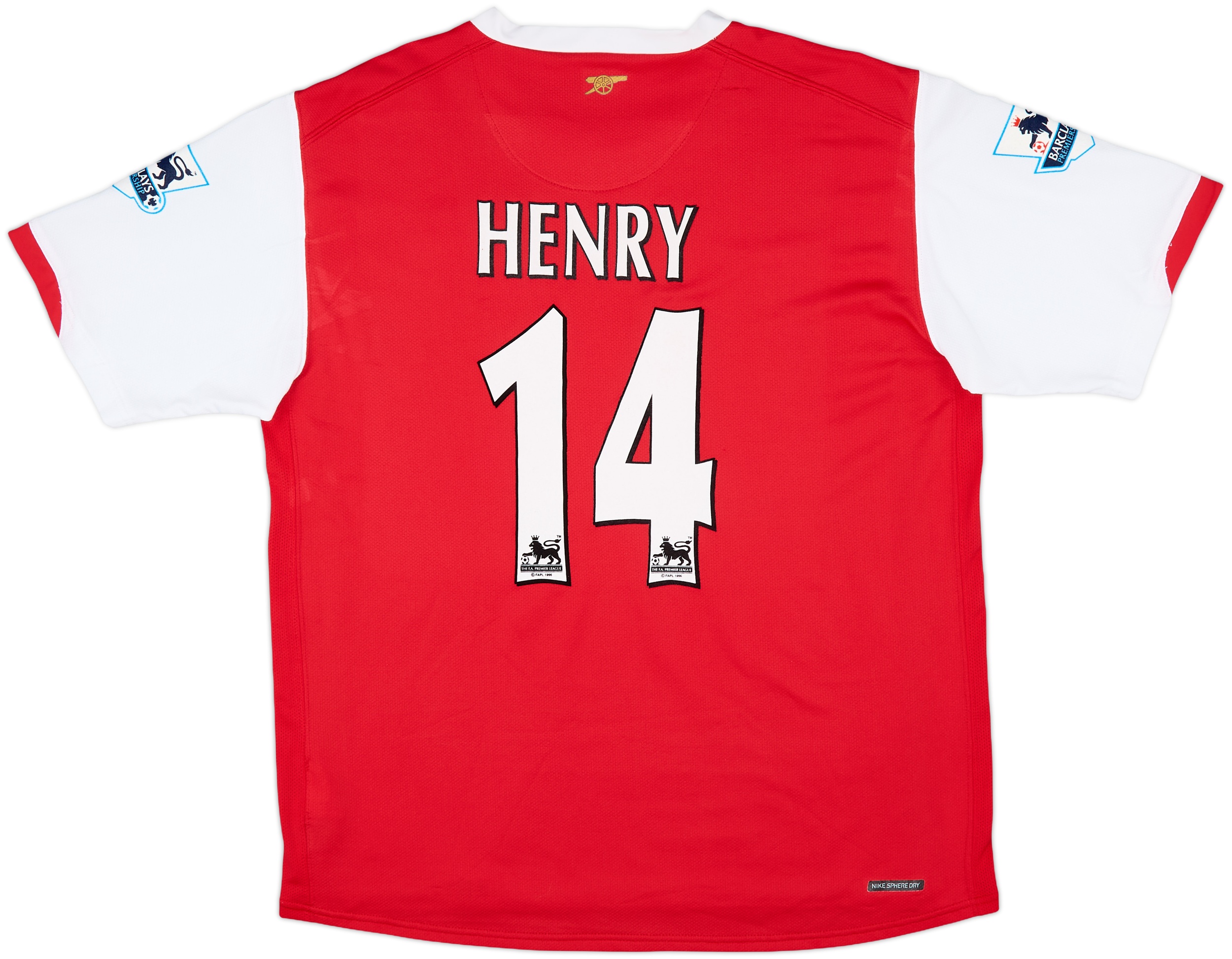 2006-08 Arsenal Home Shirt Henry #14 - 7/10 - (L)