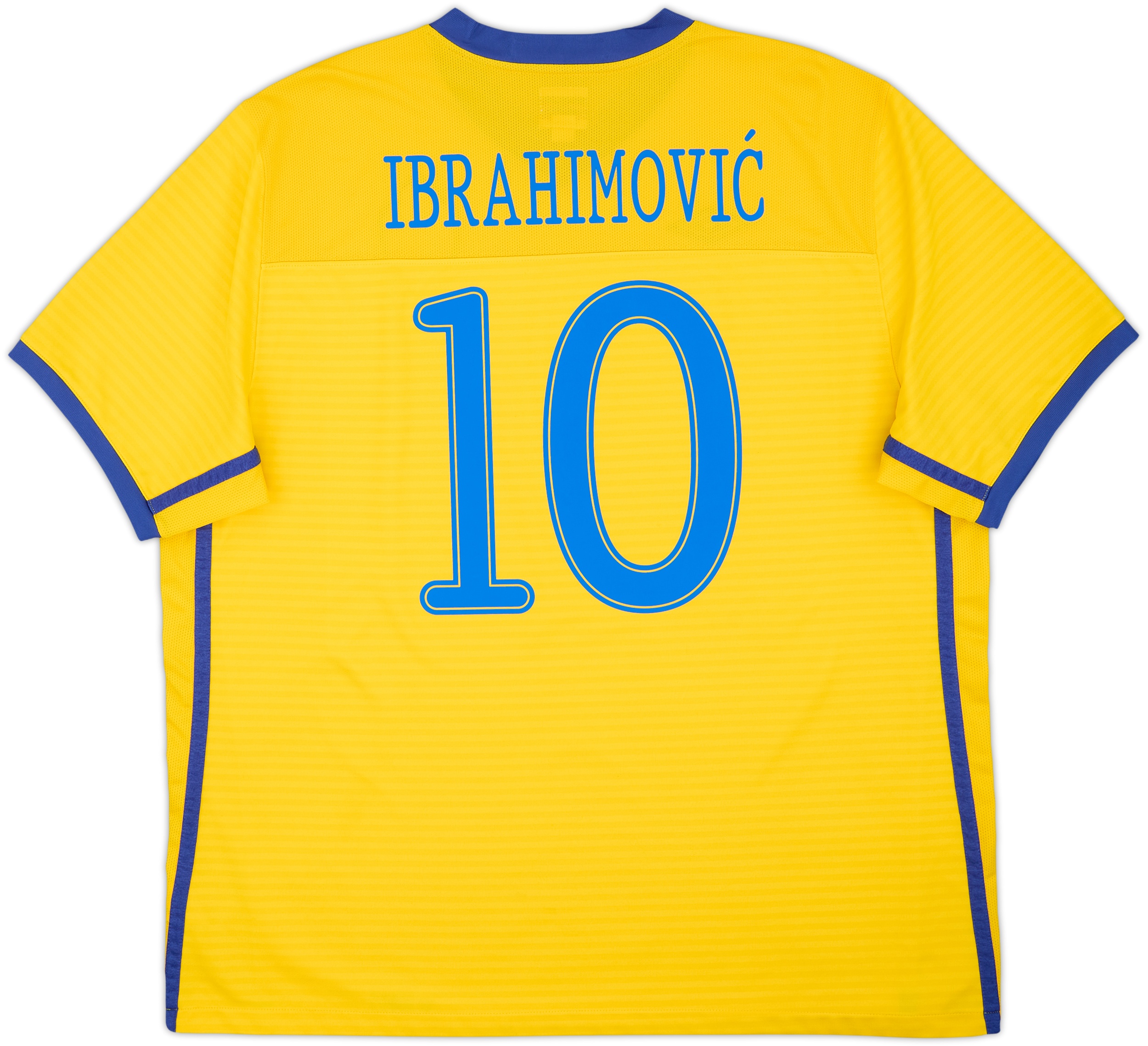 2010-11 Sweden Home Shirt Ibrahimovic #10 - 8/10 - (XXL)