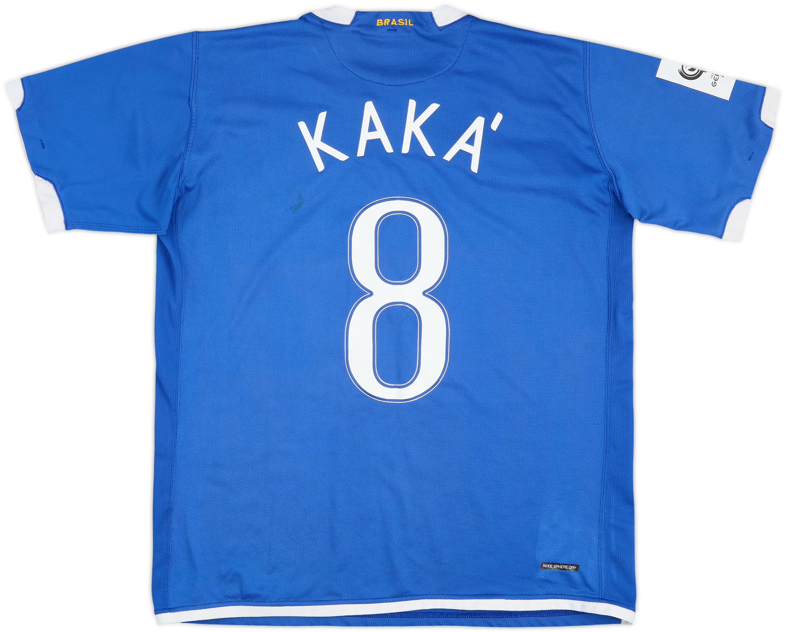 2006-07 Brazil Away Shirt Kaka #8 - 7/10 - (M)