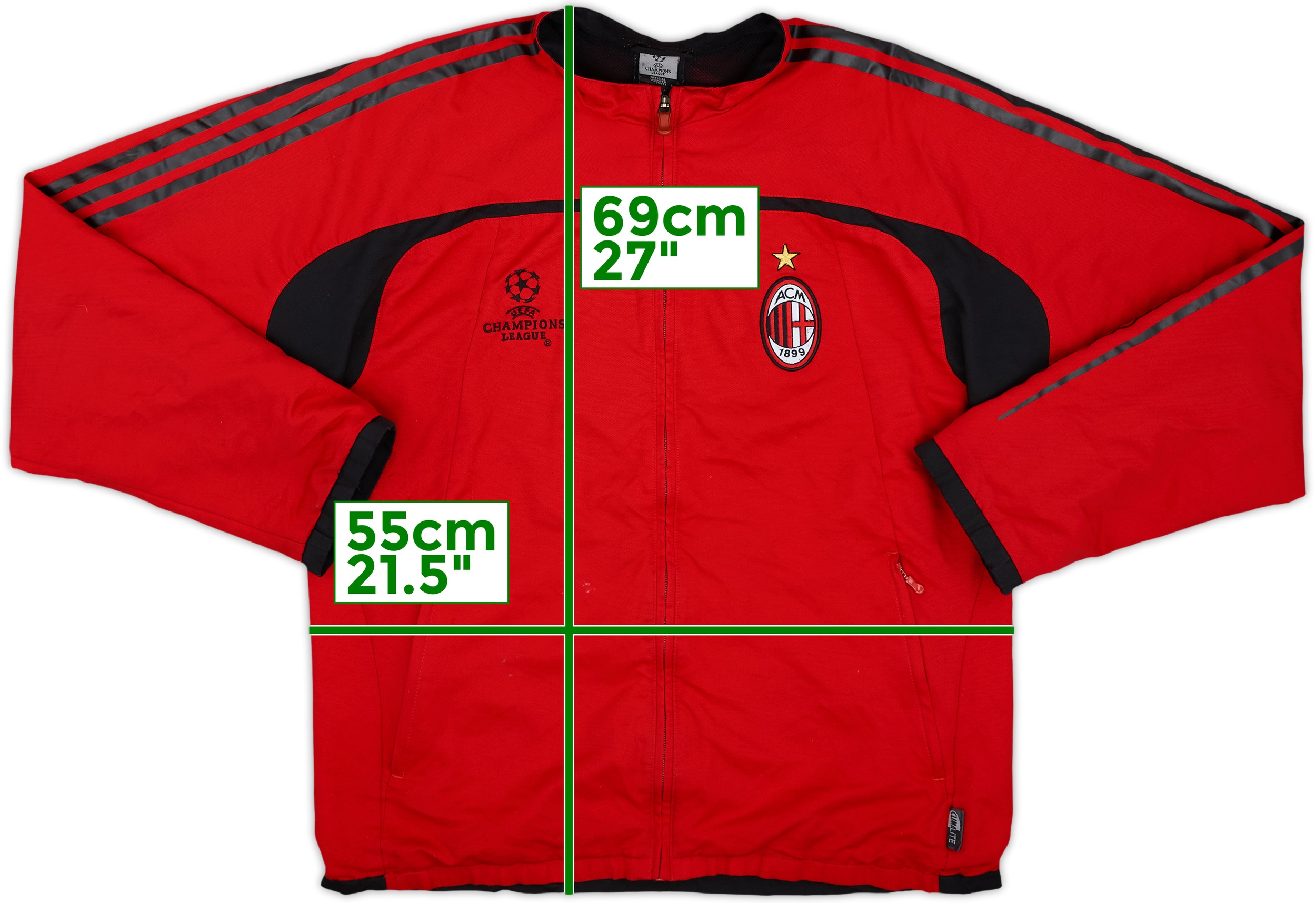 AC Milan ユニホーム　adidas M 赤黒　レドンド　No.5 AC Milan ユニホーム adidas M 赤黒 レドンド No.5 Player Issue