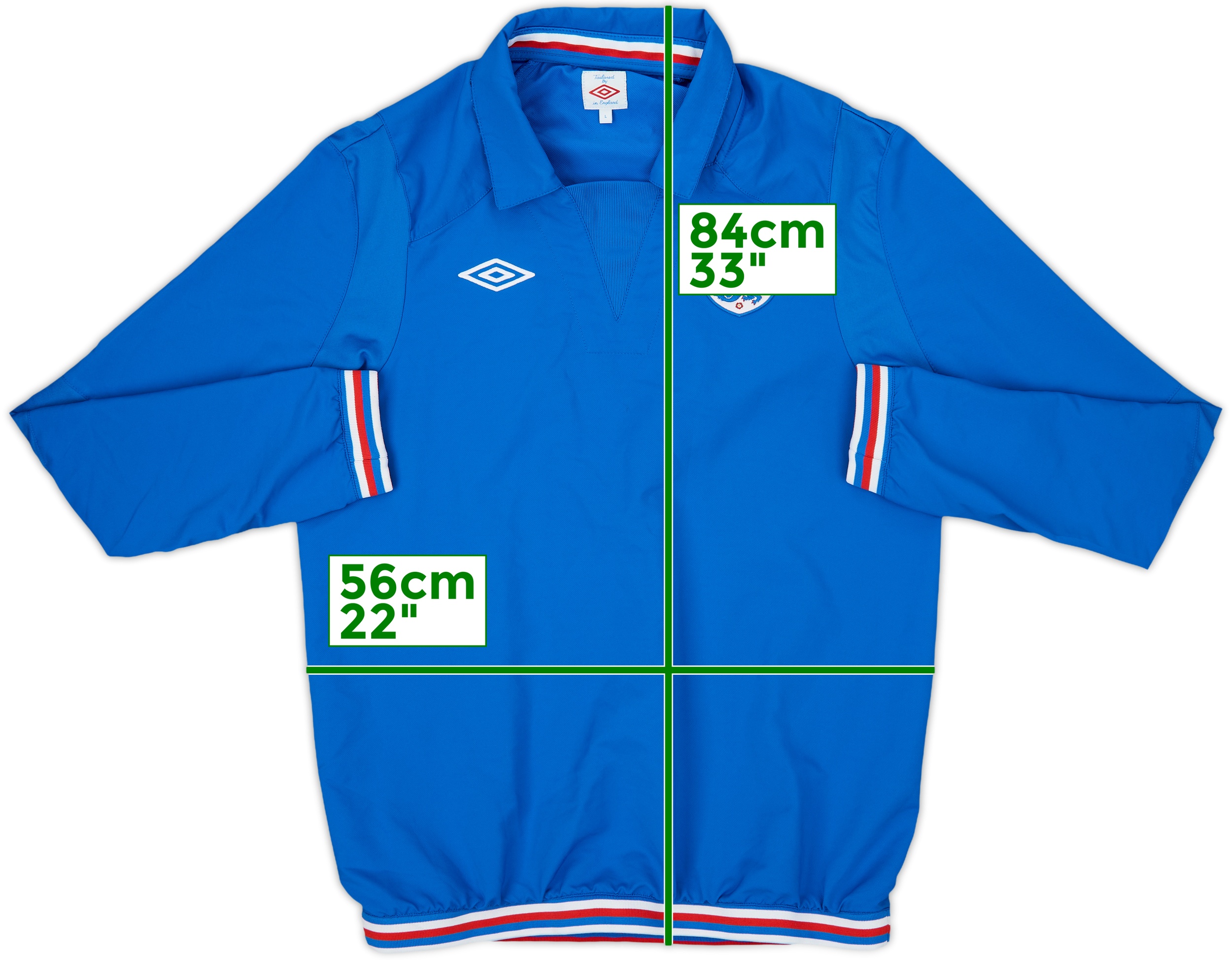 UMBRO　2010 イングランド代表　リバプール　ジェラード　正規品 2010-11 England Umbro Drill Top - 8/10 - (XXL)