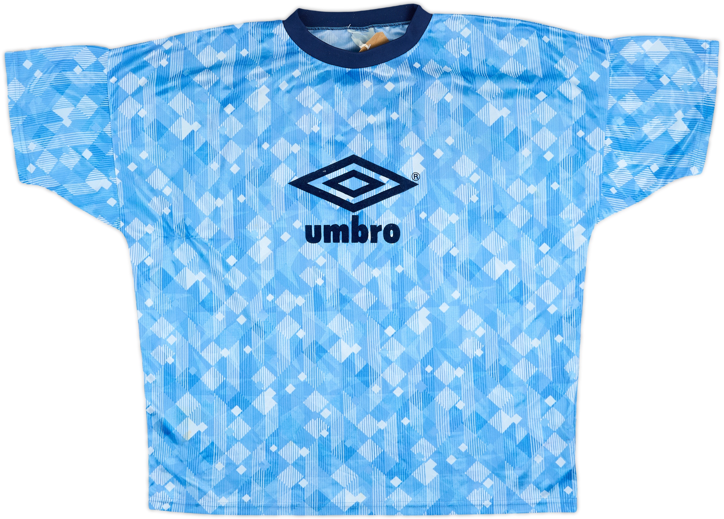 1990-92 England Player Issue Umbro Training Shirt (Hodge) - 8/10