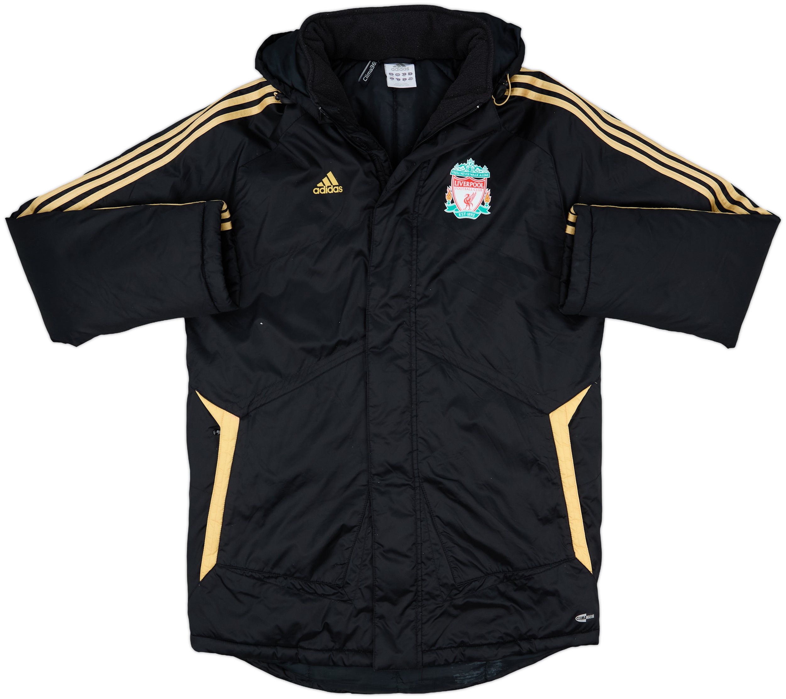 ウェア 09-10 Liverpool adidas Padded Bench Coat 2008-09 Liverpool adidas Padded Bench Coat - 9/10 - (S)