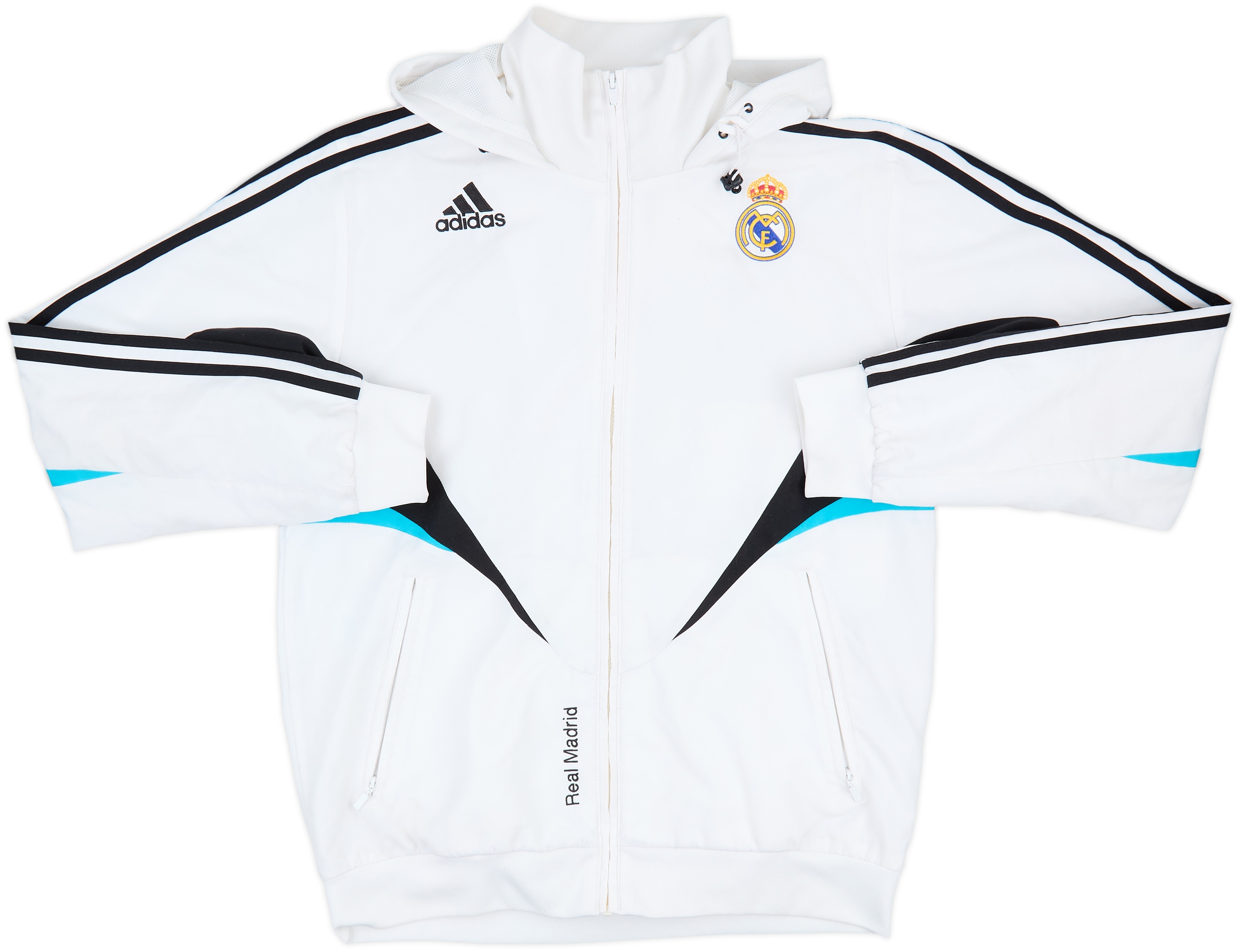 Real Madrid adidas ホワイトジャージ adidas Real Madrid Anthem Jacket - White | Free Shipping
