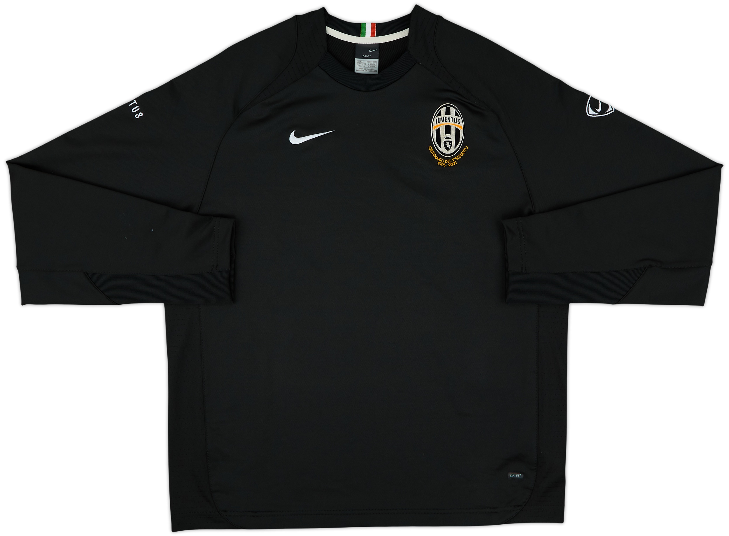 2005-06 Juventus Nike Centenary Sweat Top - 8/10 - (L)